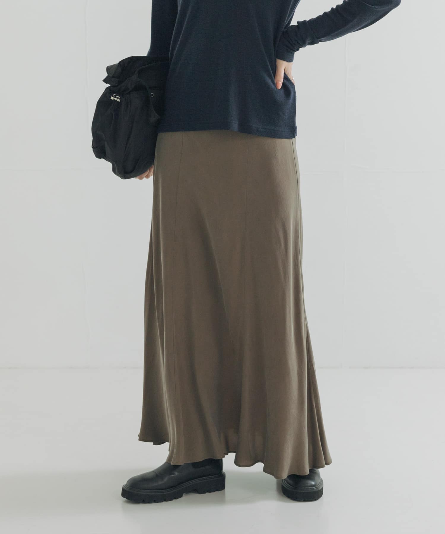 キュプラバイアススカート