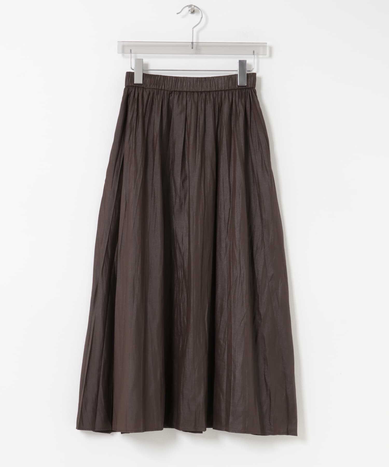 チンツプリーツスカート BROWN Free