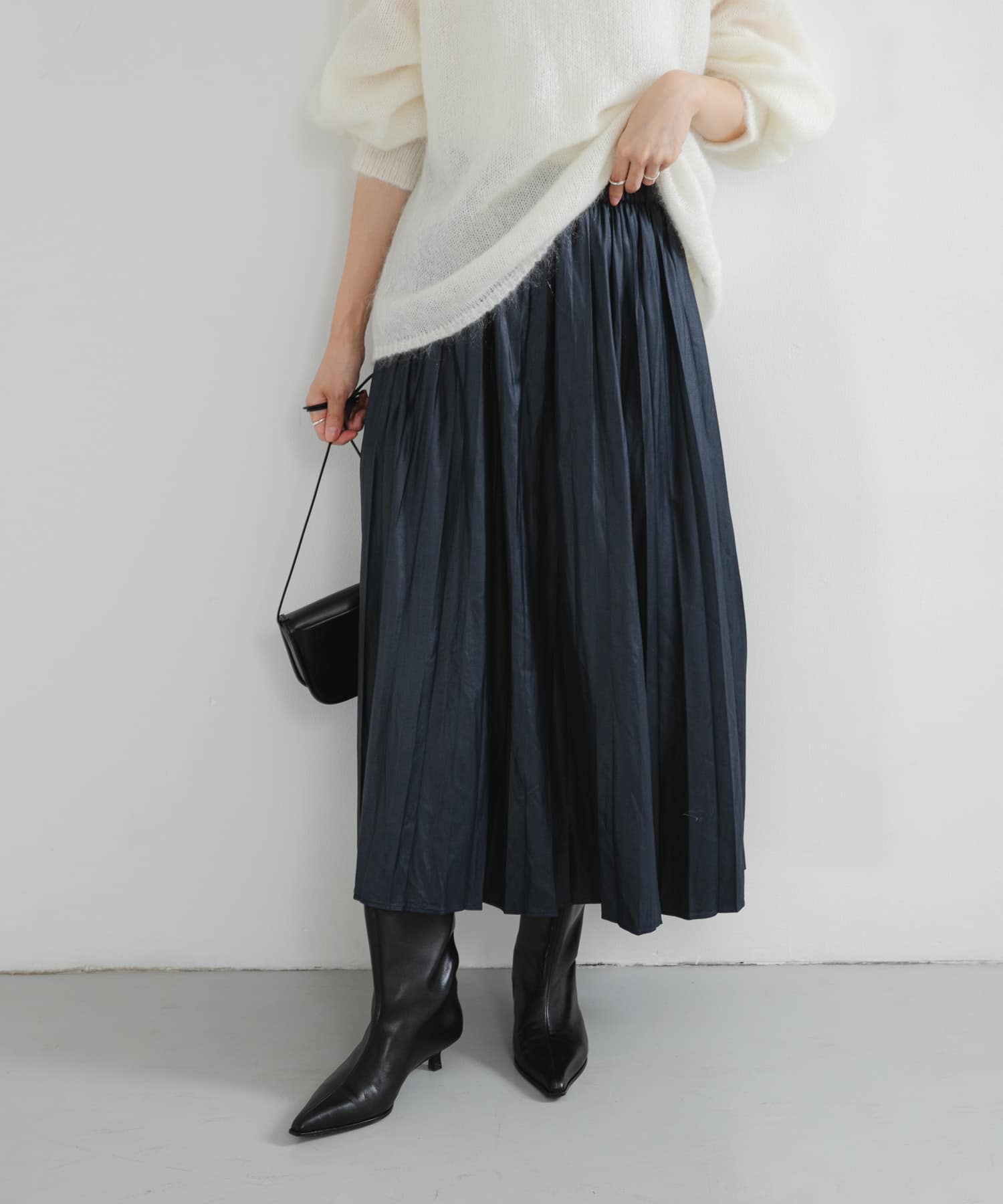 チンツプリーツスカート