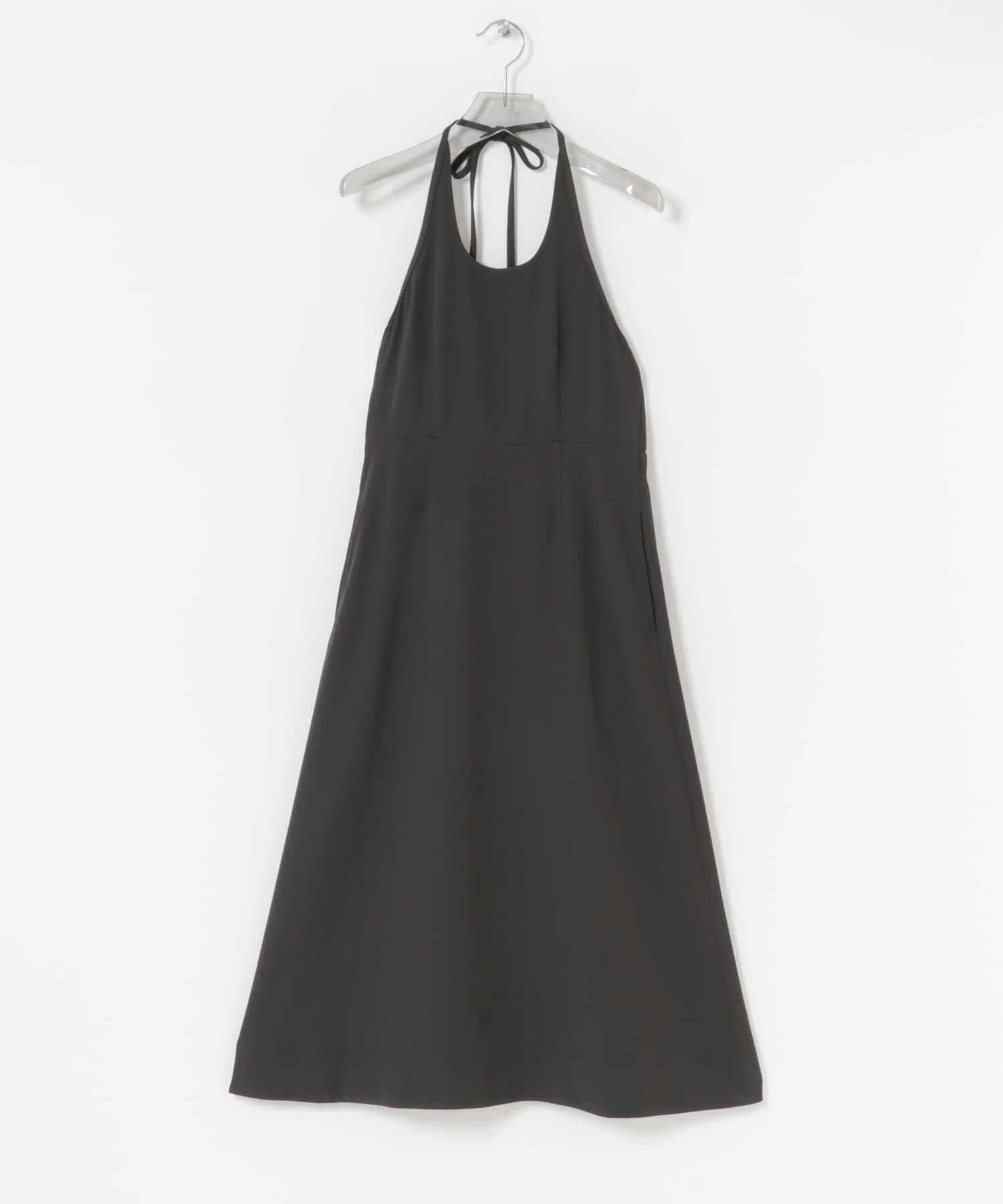 ホルターネックキャミワンピース CHARCOAL FREE