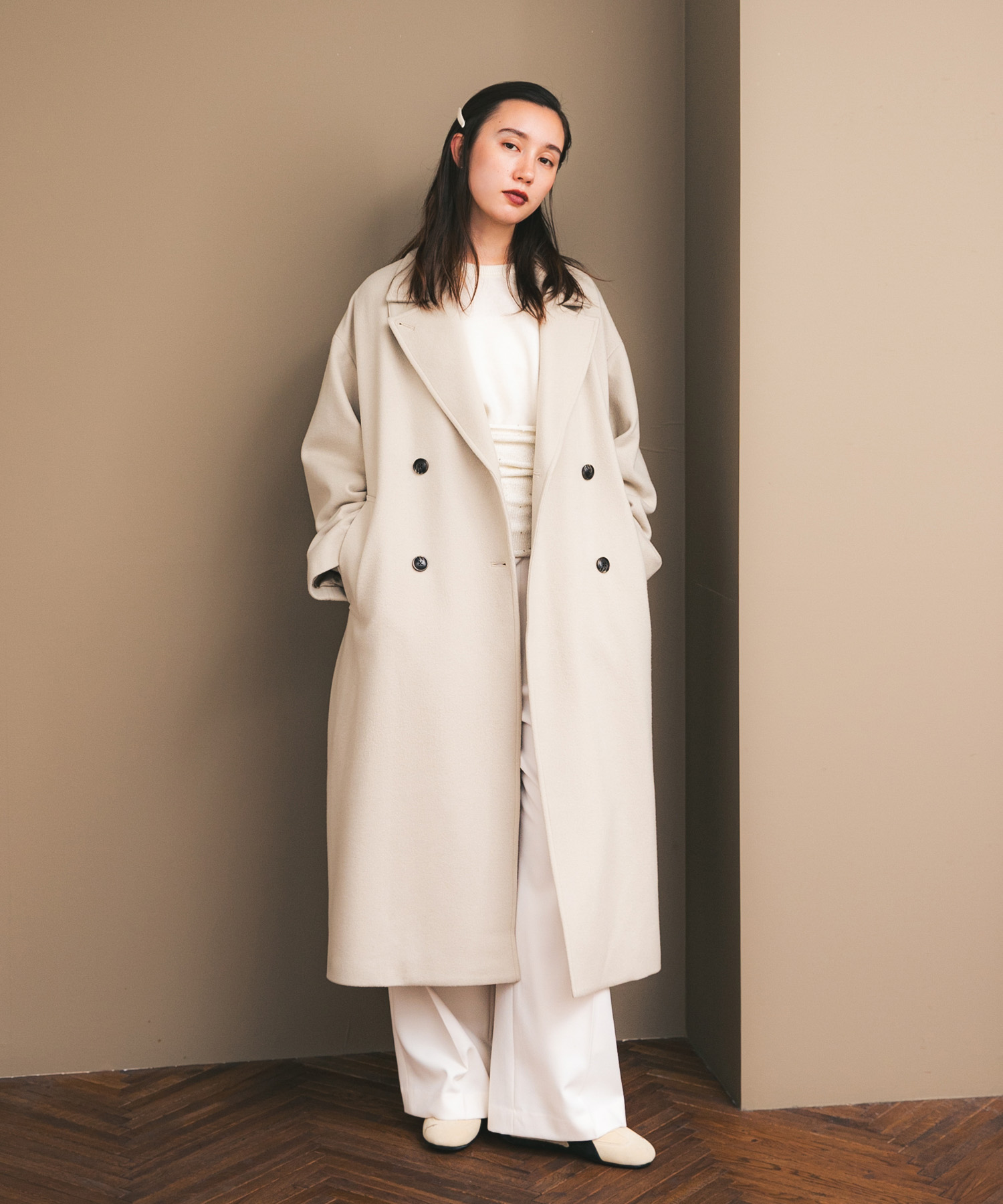 スーパー140ウールチェスターコート