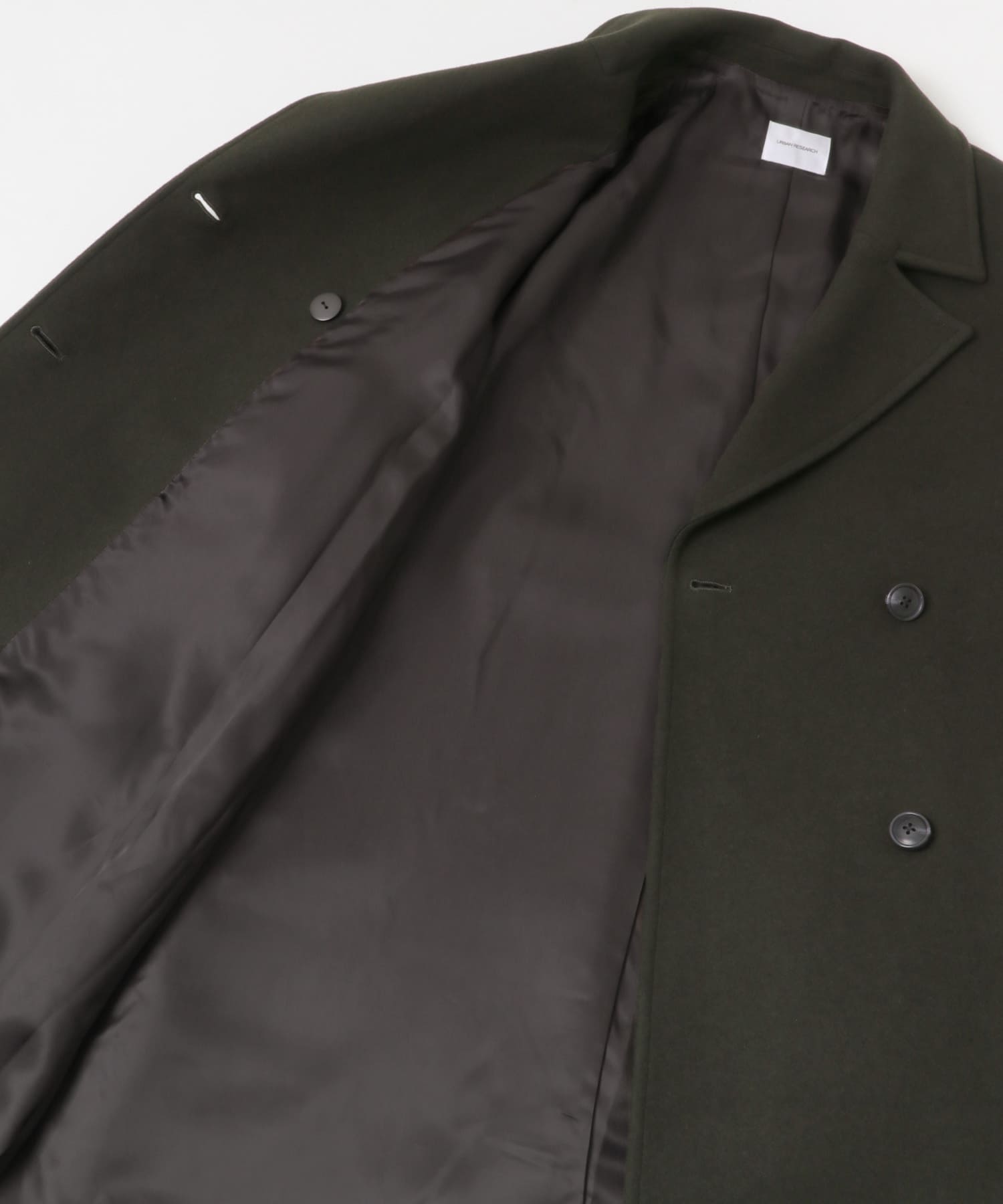スーパー140ウールチェスターコート D.GREEN 36