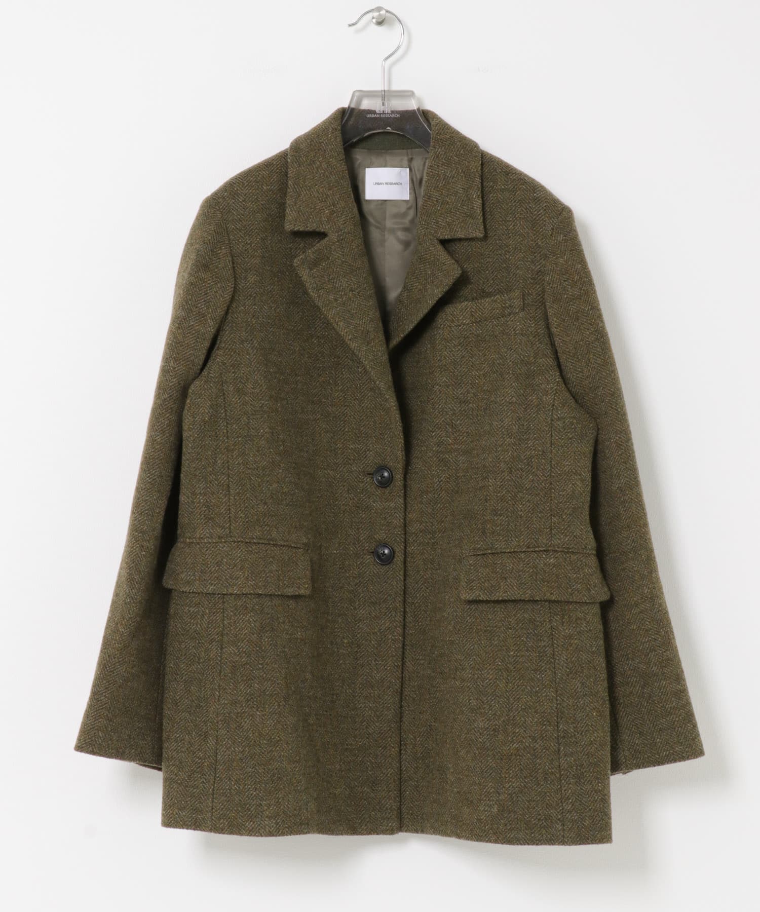 ブリティッシュウールツイードジャケット(36 KHAKI): アウター｜URBAN