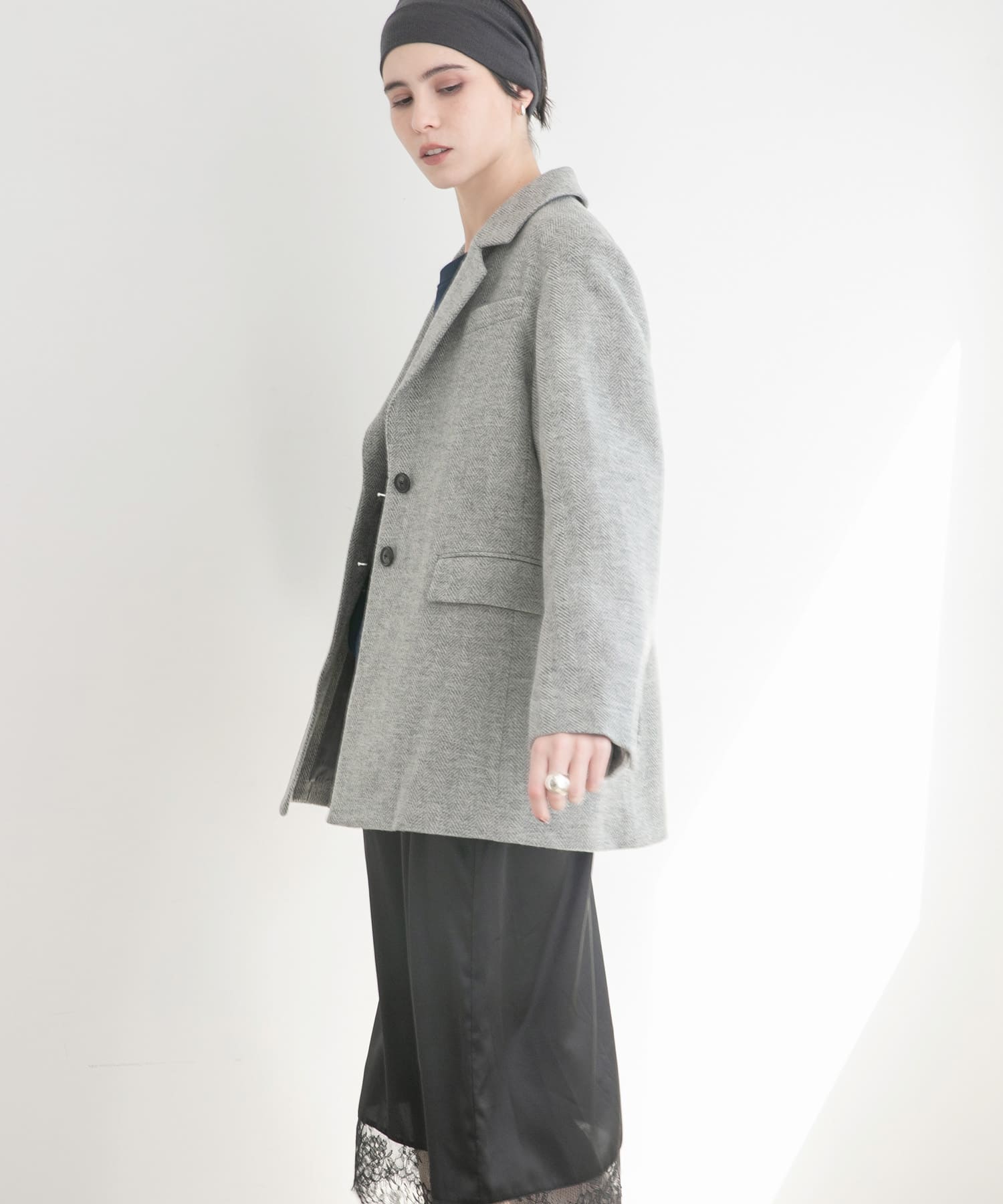 ブリティッシュウールツイードジャケット(36 KHAKI): アウター｜URBAN