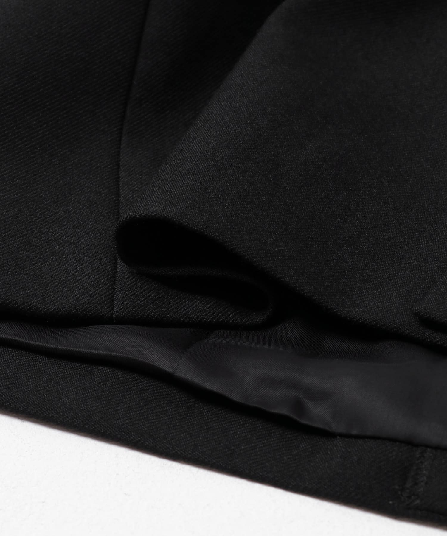 強撚ウールテーラードジャケット BLACK 36