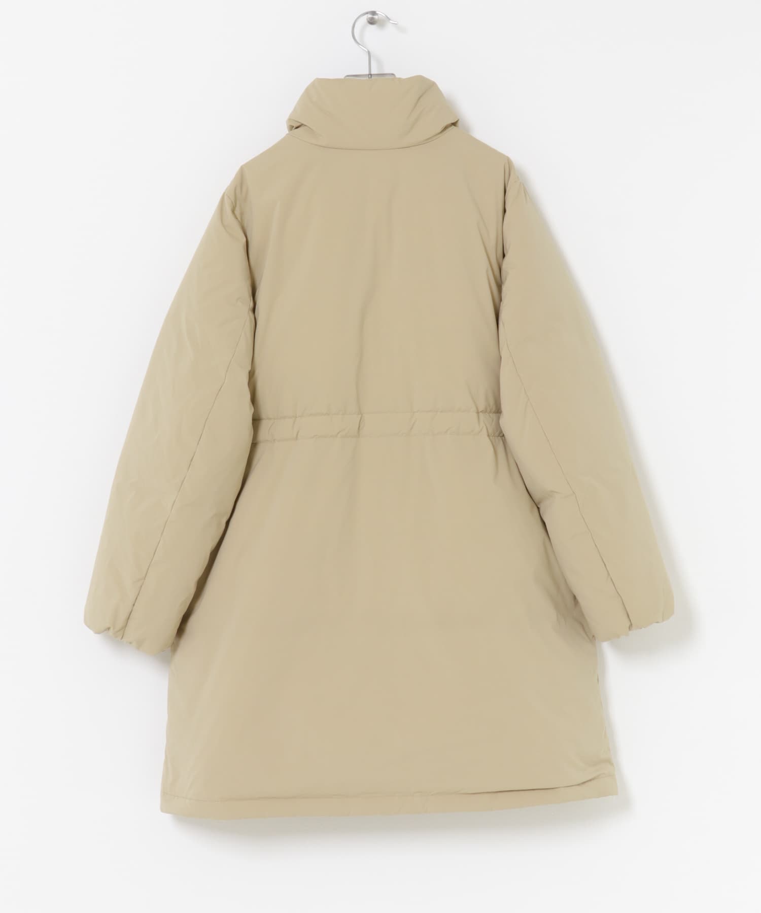スタンドカラードロストダウンコート BEIGE 36
