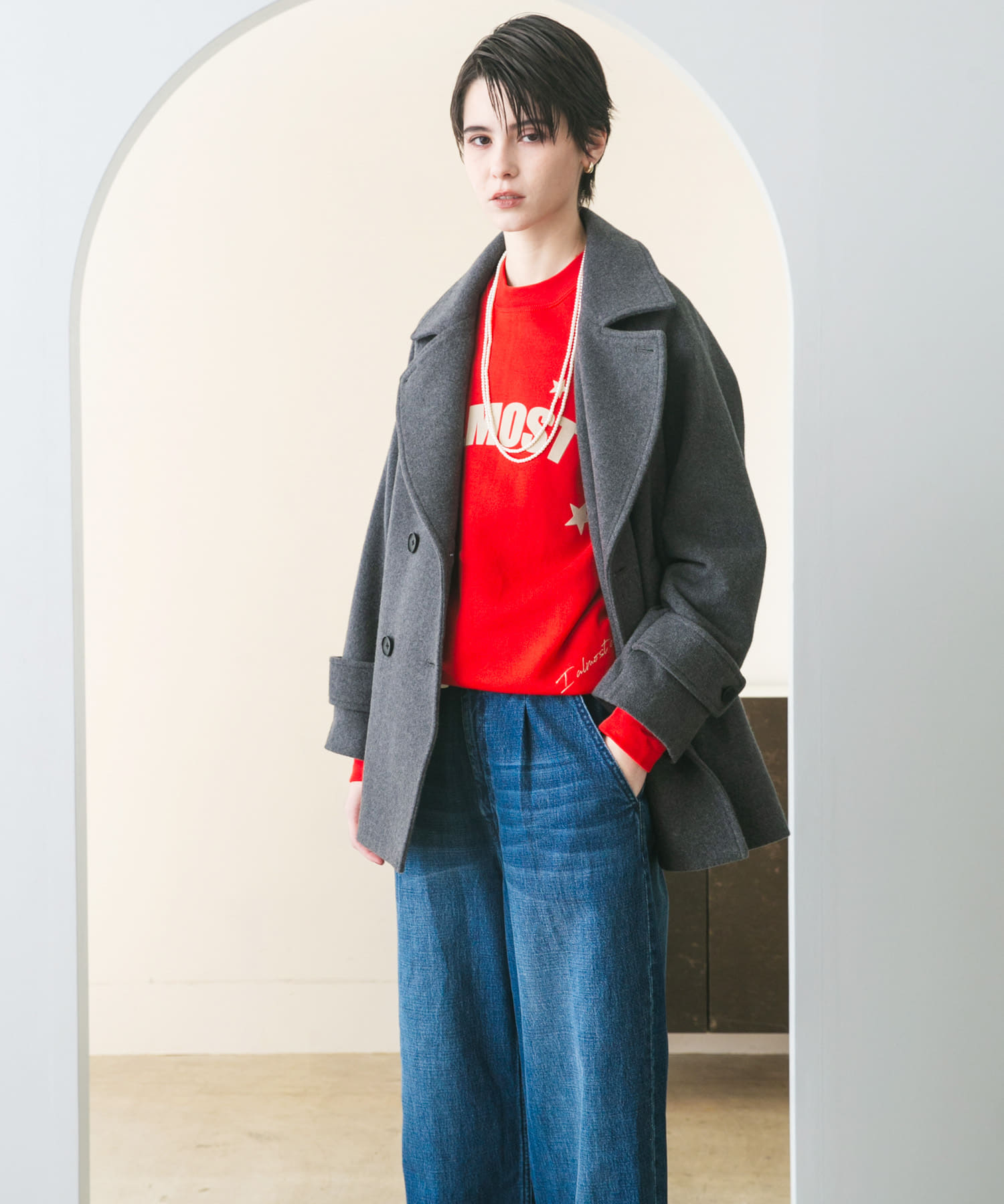 身長 : 175cm サイズ : FREE