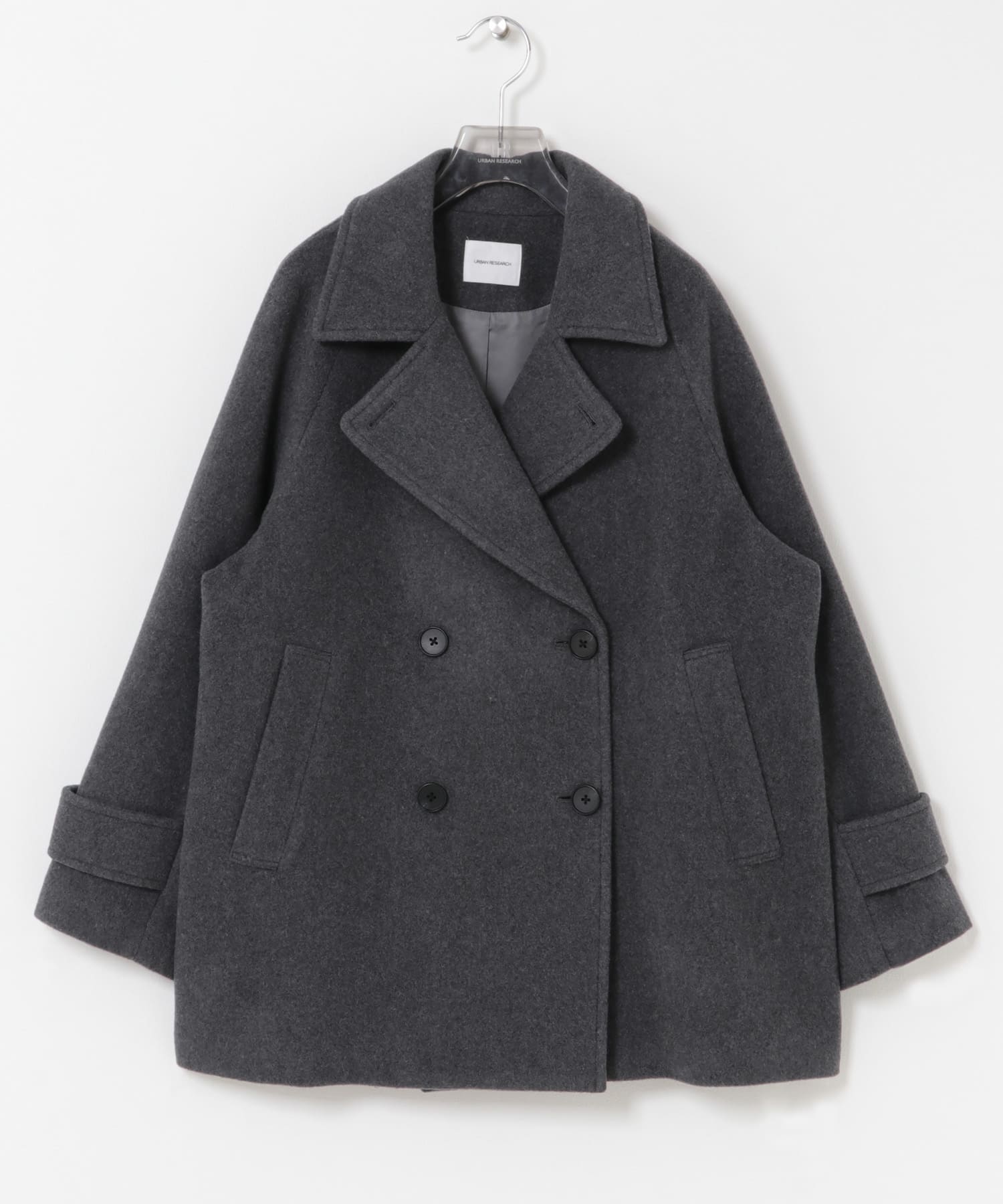 スーパー100メルトンPコート CHARCOAL FREE