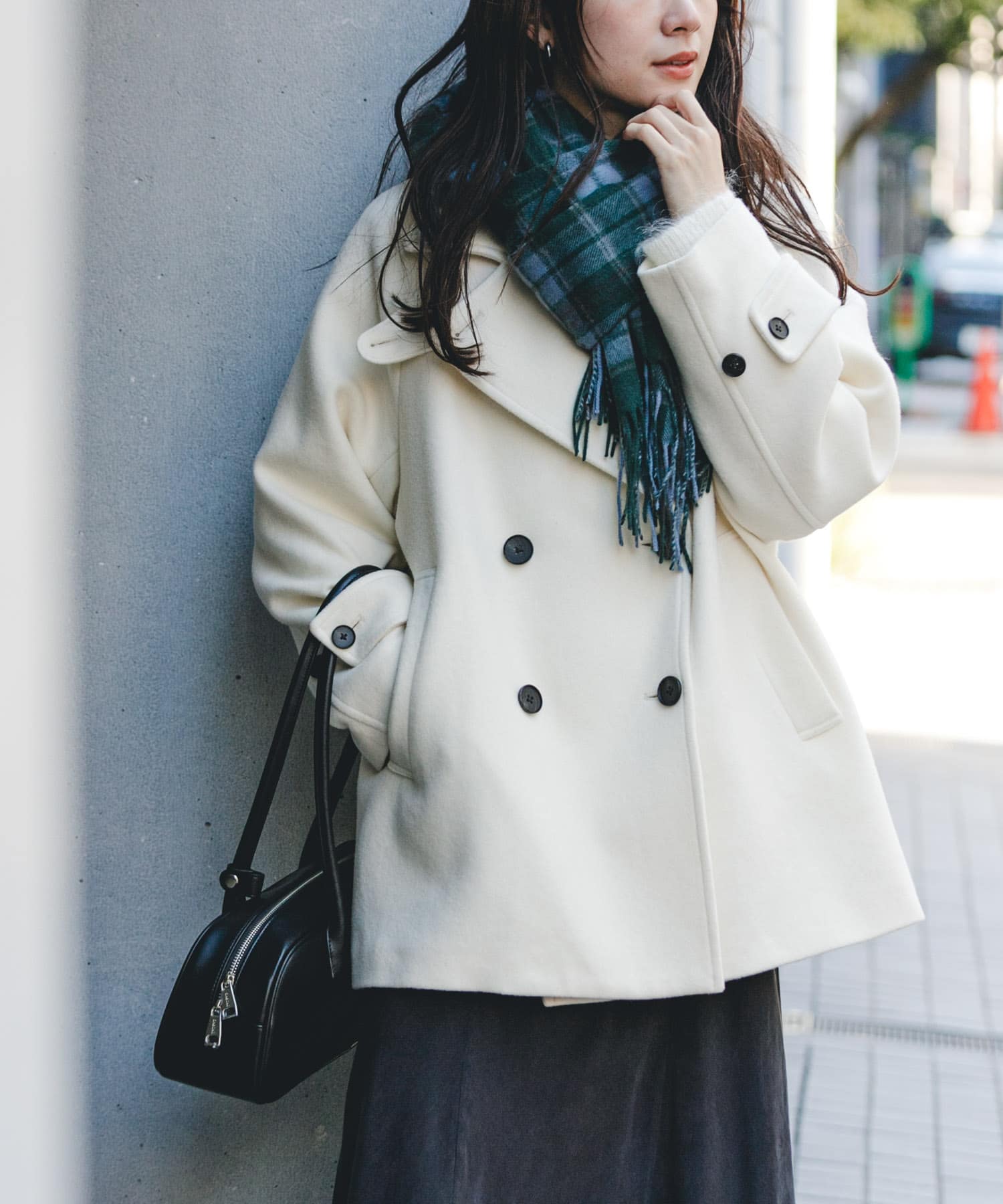 スーパー100メルトンPコート