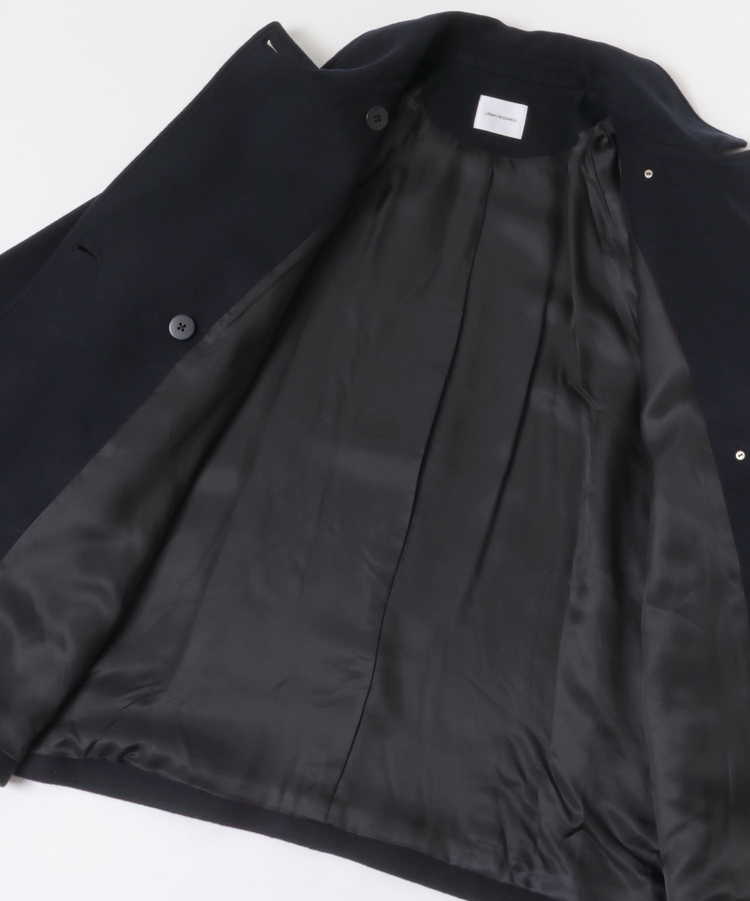 スーパー100メルトンPコート D.NAVY FREE