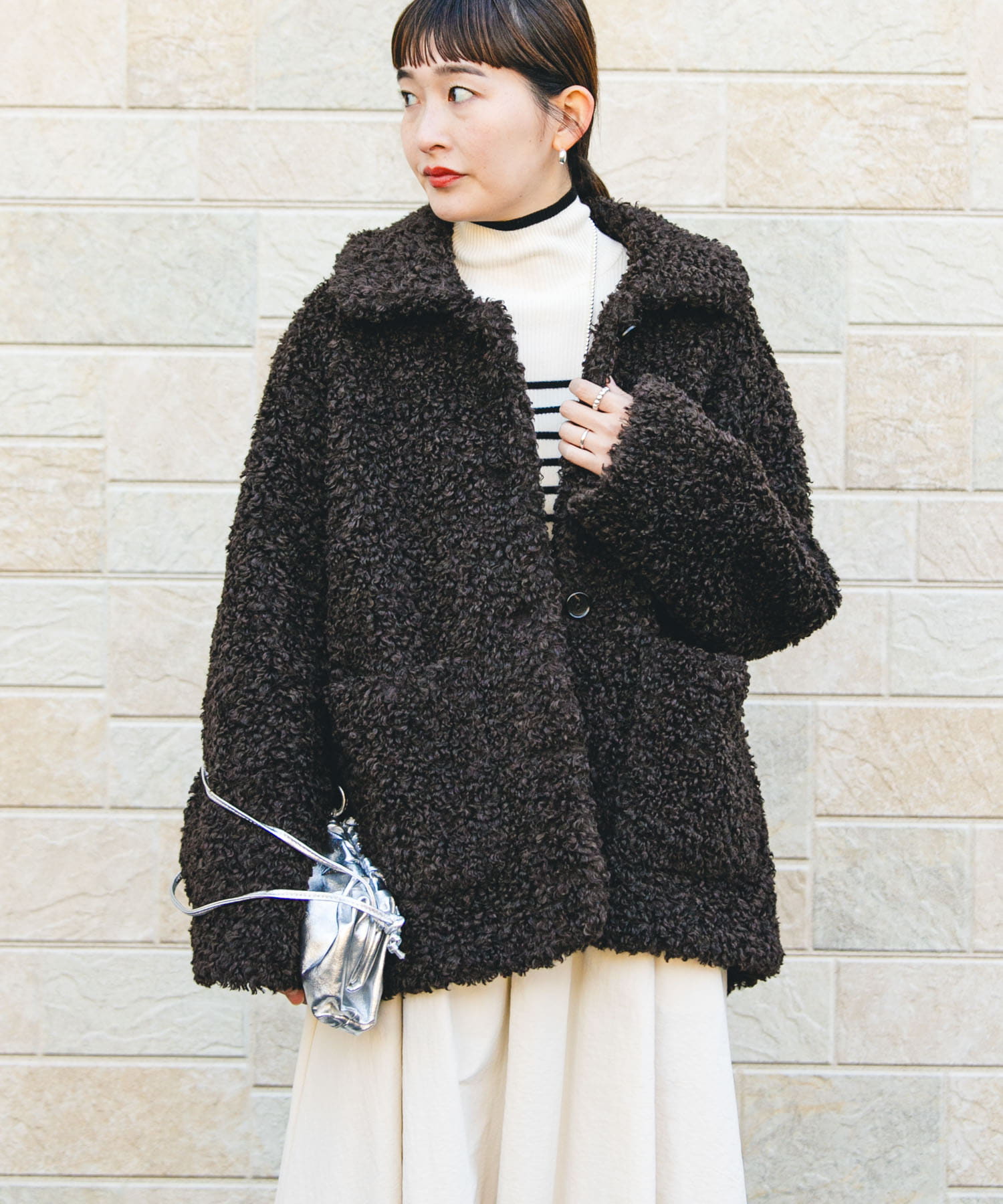 身長 : 162cm サイズ : FREE