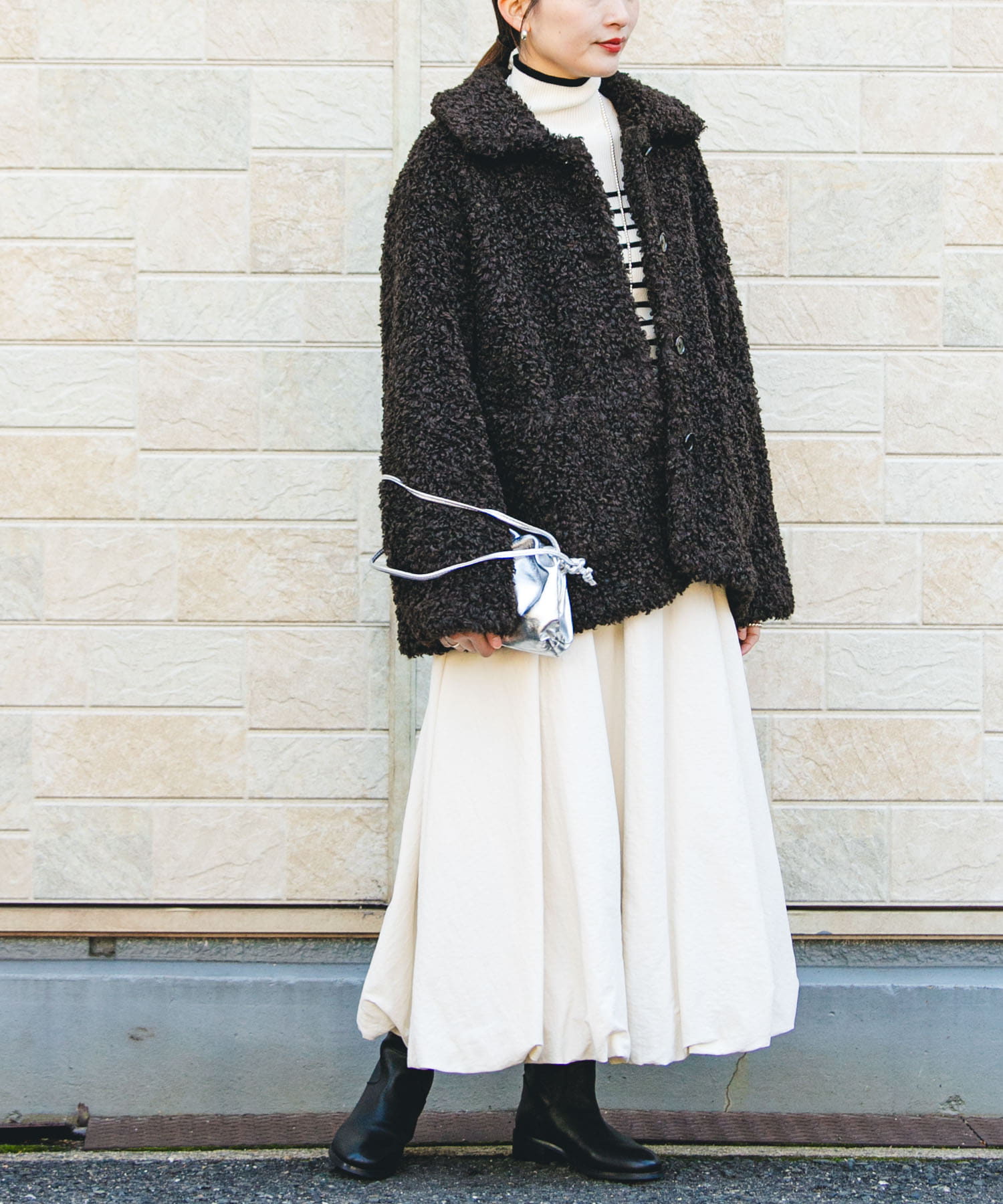 身長 : 162cm サイズ : FREE