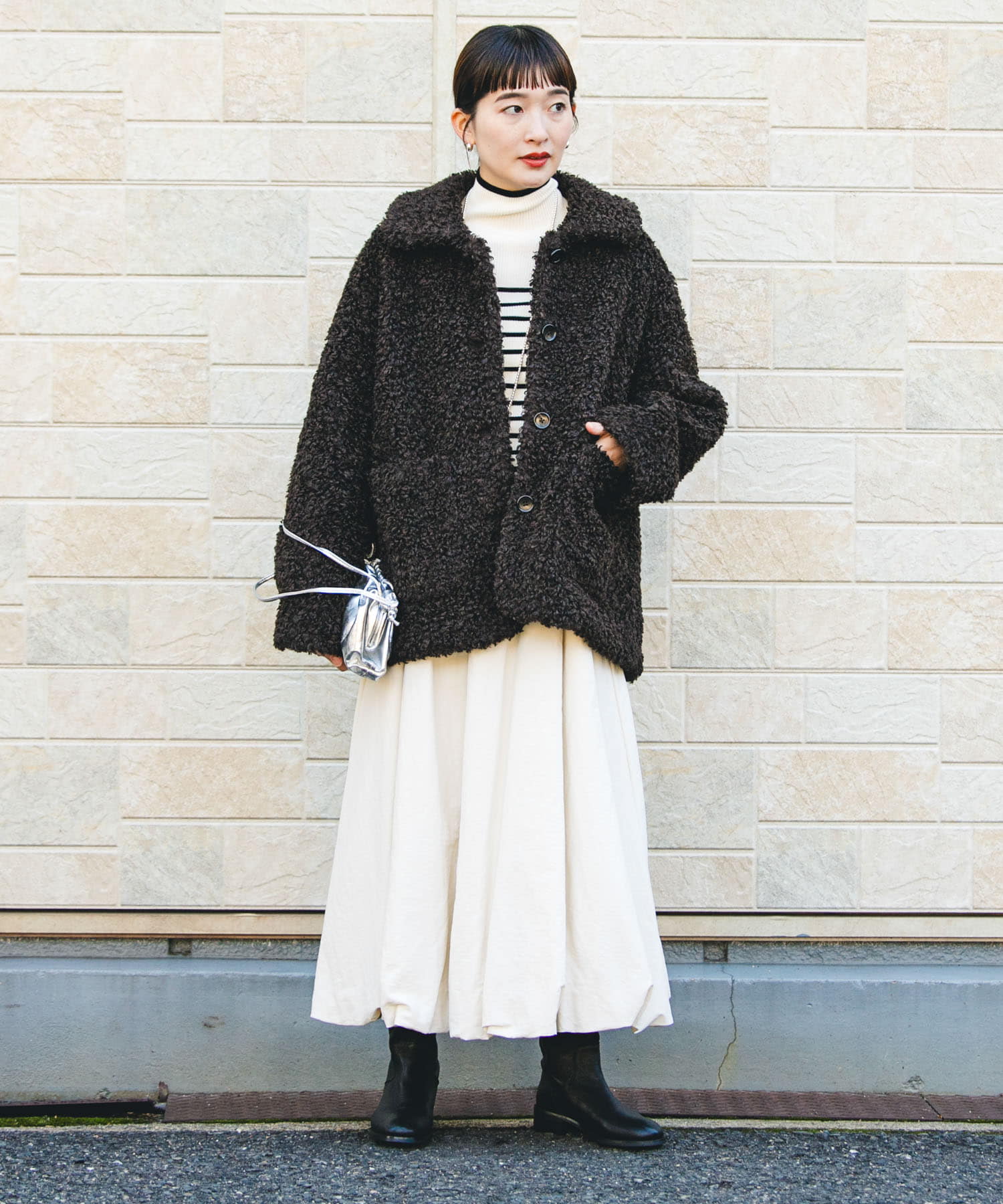 身長 : 162cm サイズ : FREE