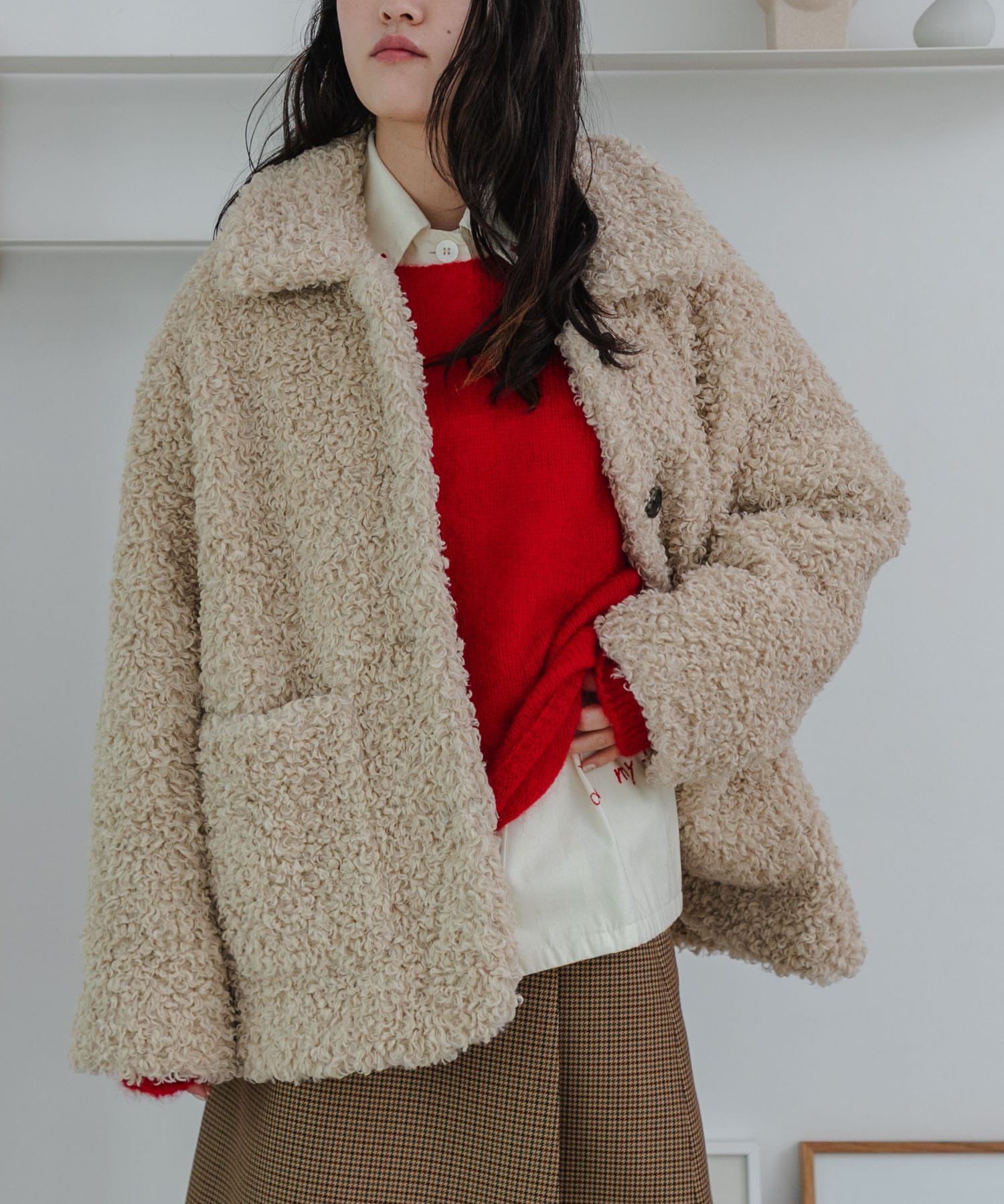 身長 : 162cm サイズ : FREE