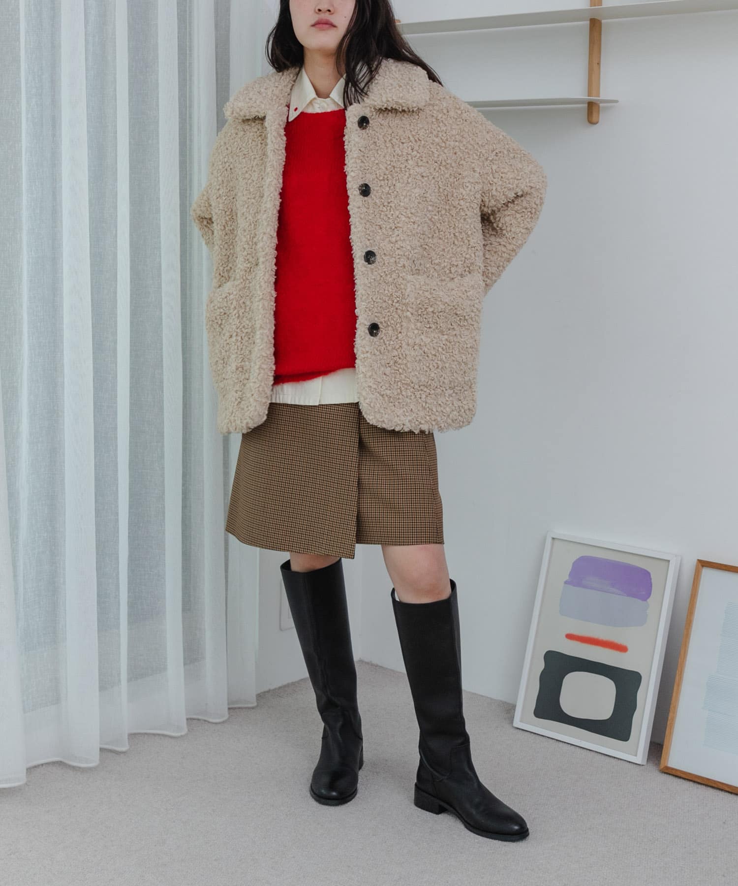 身長 : 162cm サイズ : FREE