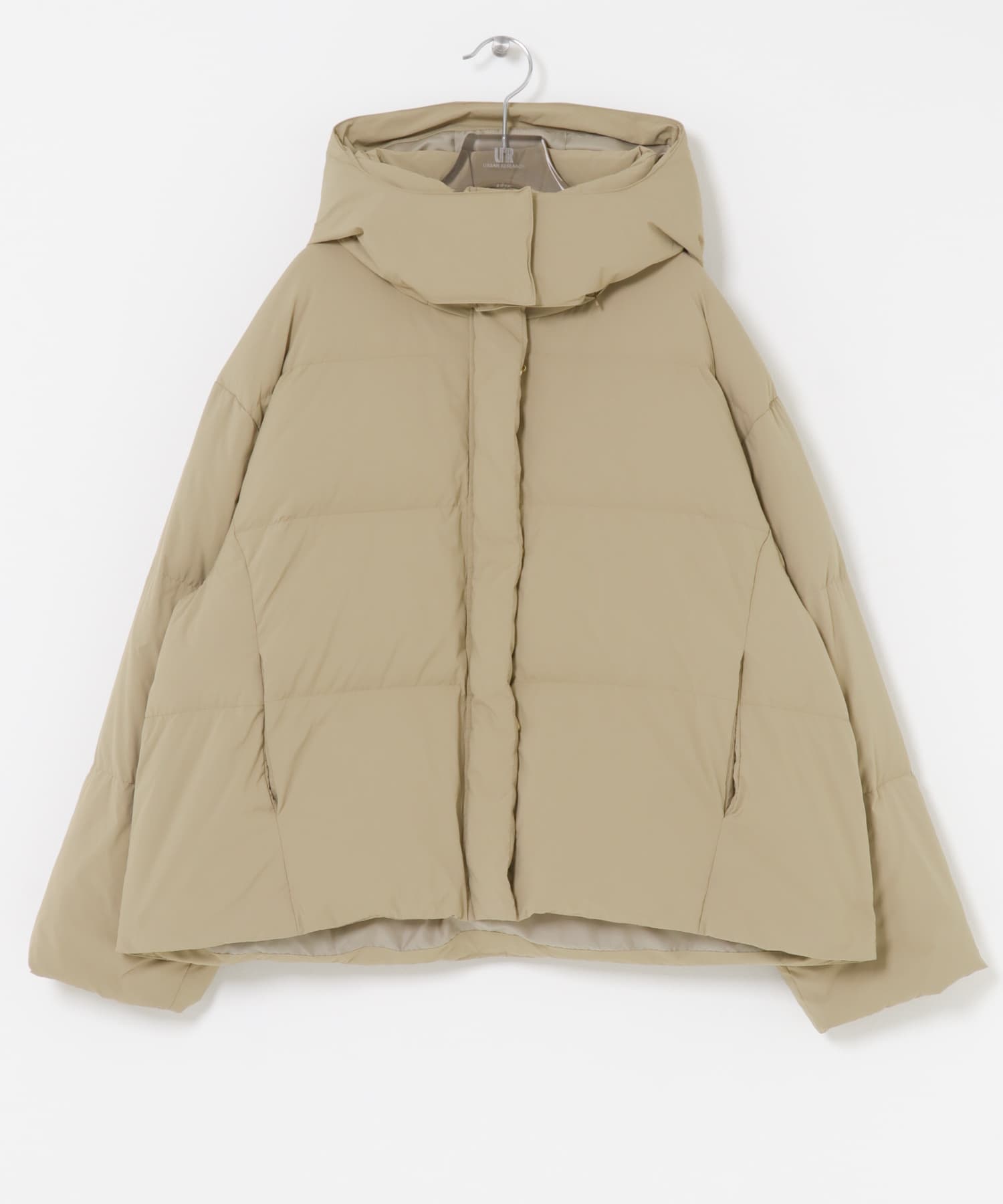 2WAYフーデットダウンコート BEIGE 36