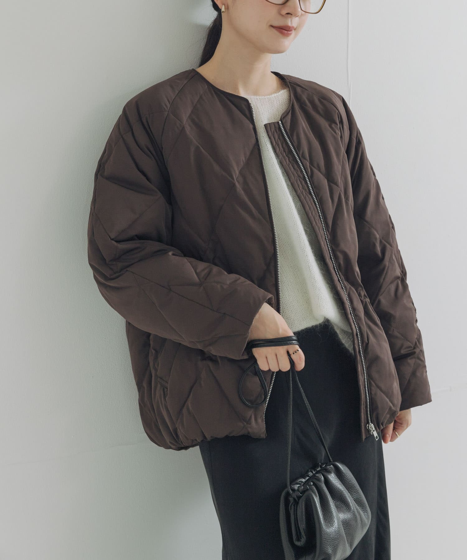 『WEB限定』コクーンキルティングダウン