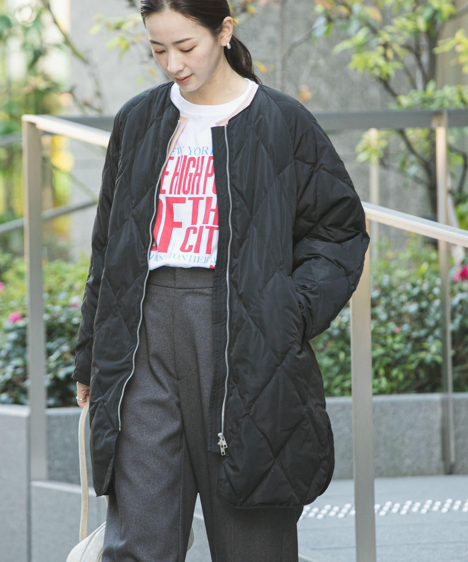 アーバンリサーチ（URBAN RESEARCH）/『Sサイズ/WEB限定』コクーンキルティングロングダウン Sサイズ/WEB限定』コクーンキルティングロングダウン(S BLACK