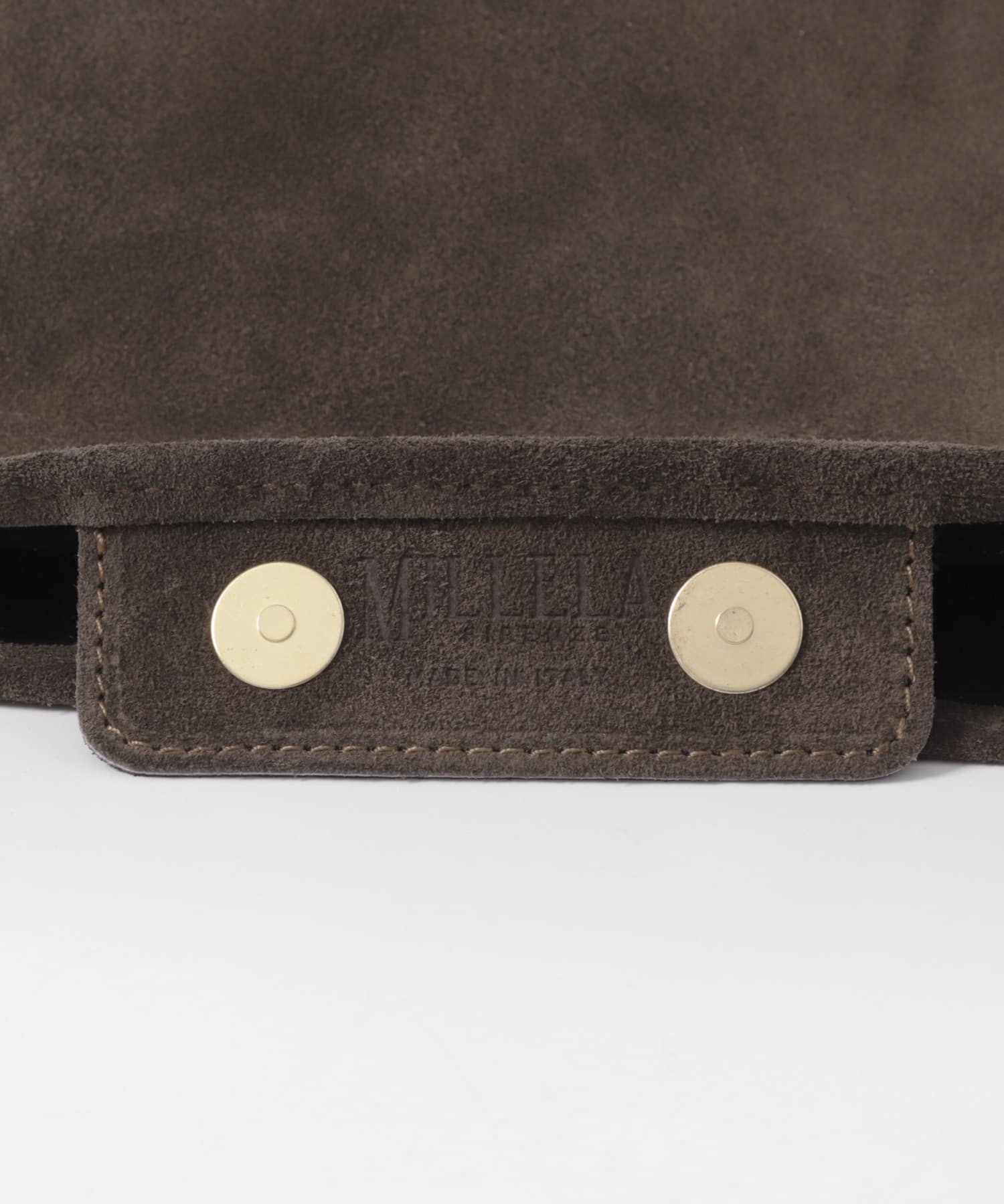 ワンハンドルスウェードトートバッグ D.BROWN -0