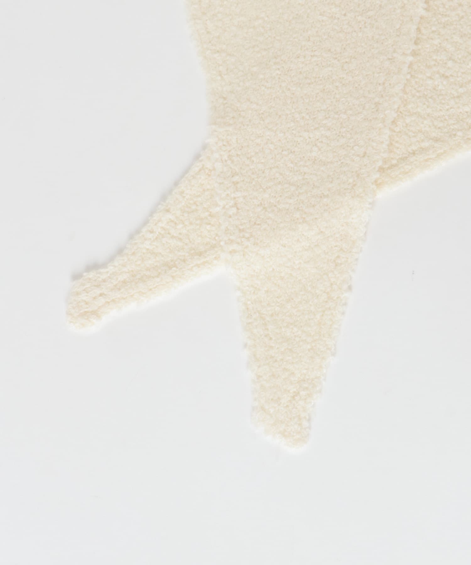 ウールカシミヤサンカクストール WHITE -