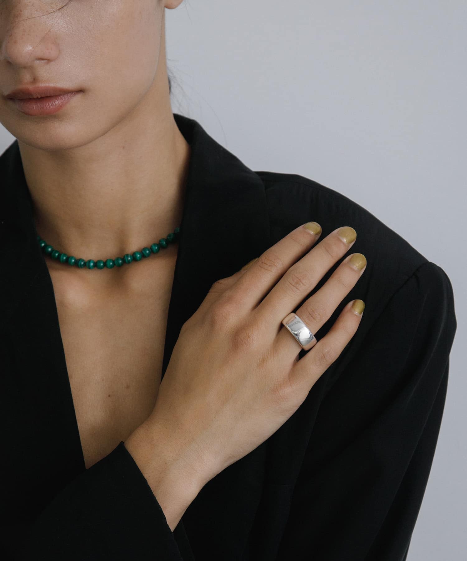 decor『デコール』　Wide ring Silver 12