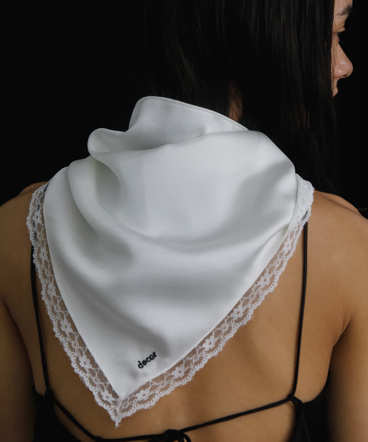 decor『デコール』　Bandana lace MILK -