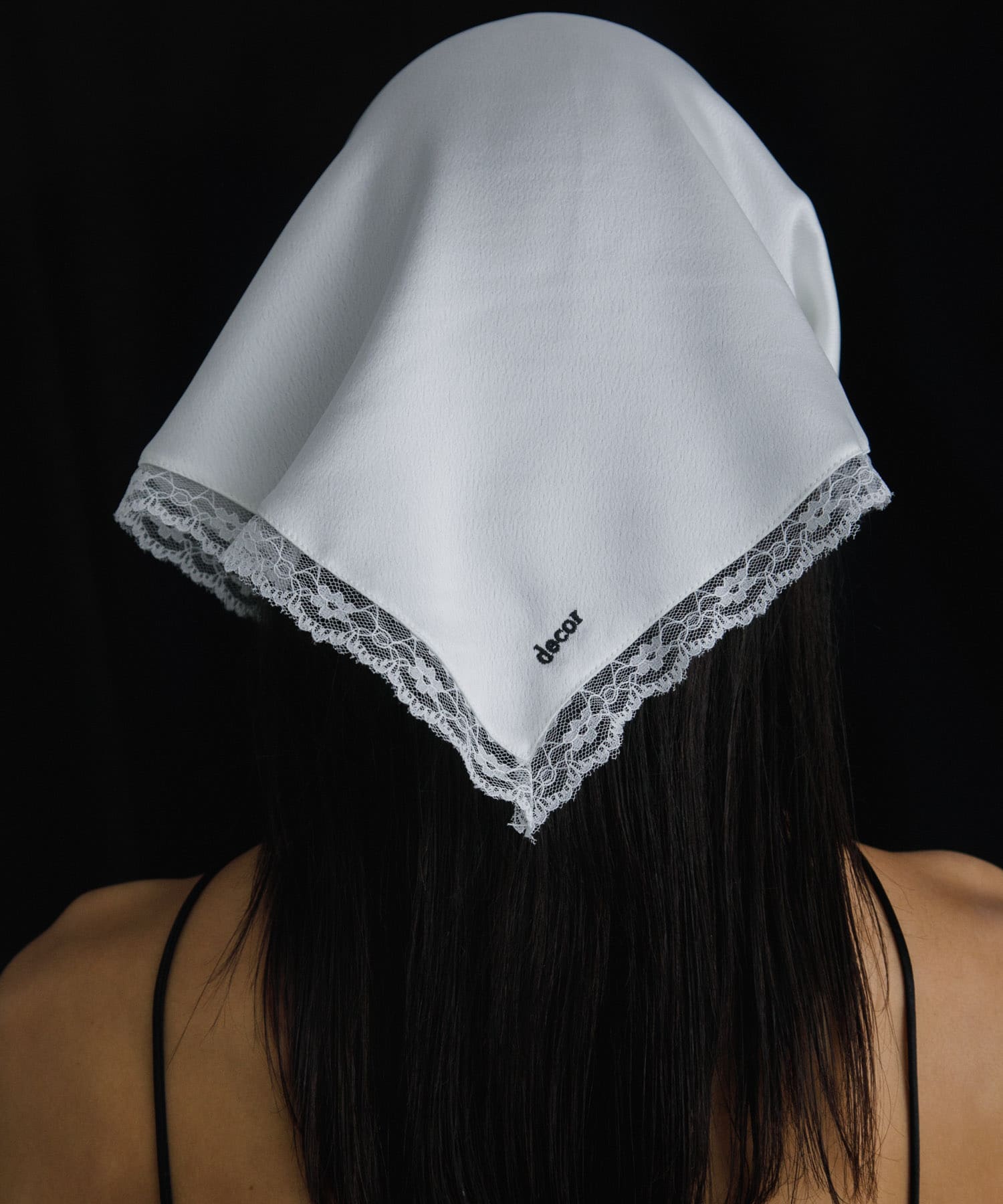 decor『デコール』　Bandana lace MILK -