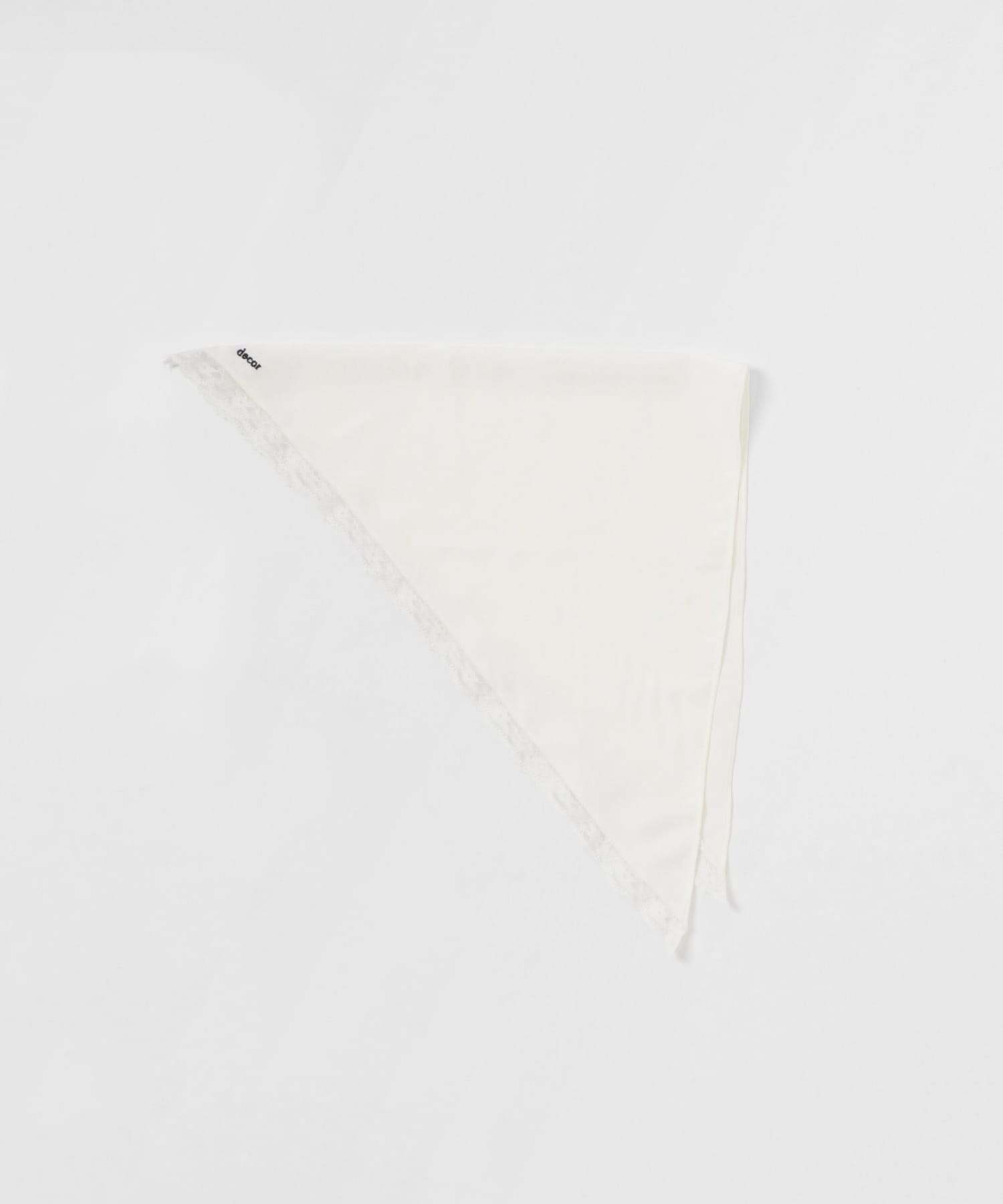 decor『デコール』　Bandana lace MILK -