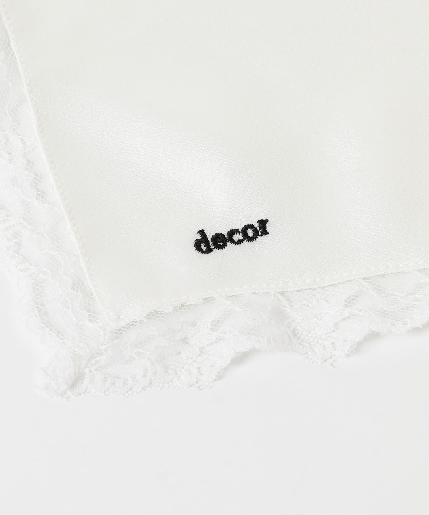 decor『デコール』　Bandana lace MILK -