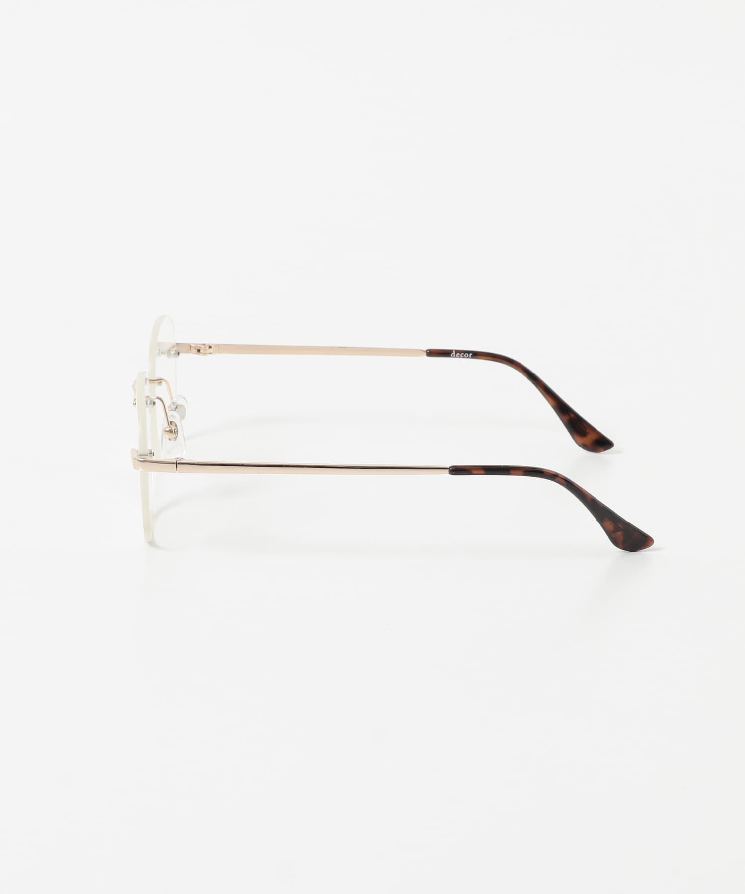 decor『デコール』　Eyewear WideRimless BROWN -
