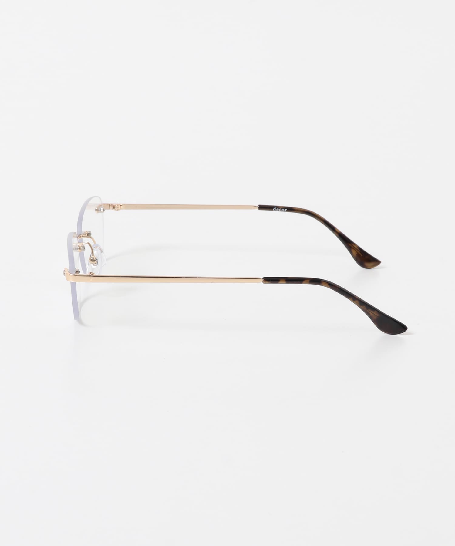 decor『デコール』　Eyewear Rimless BROWN -