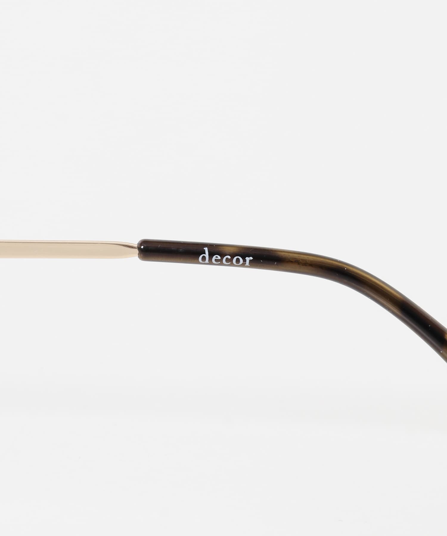 decor『デコール』　Eyewear Rimless BROWN -