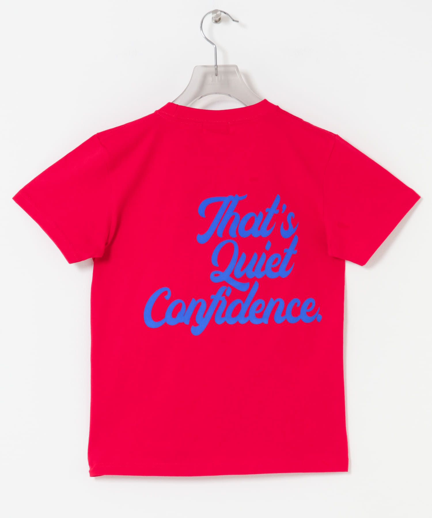 Teya　Flock Letter T-shirts RED S