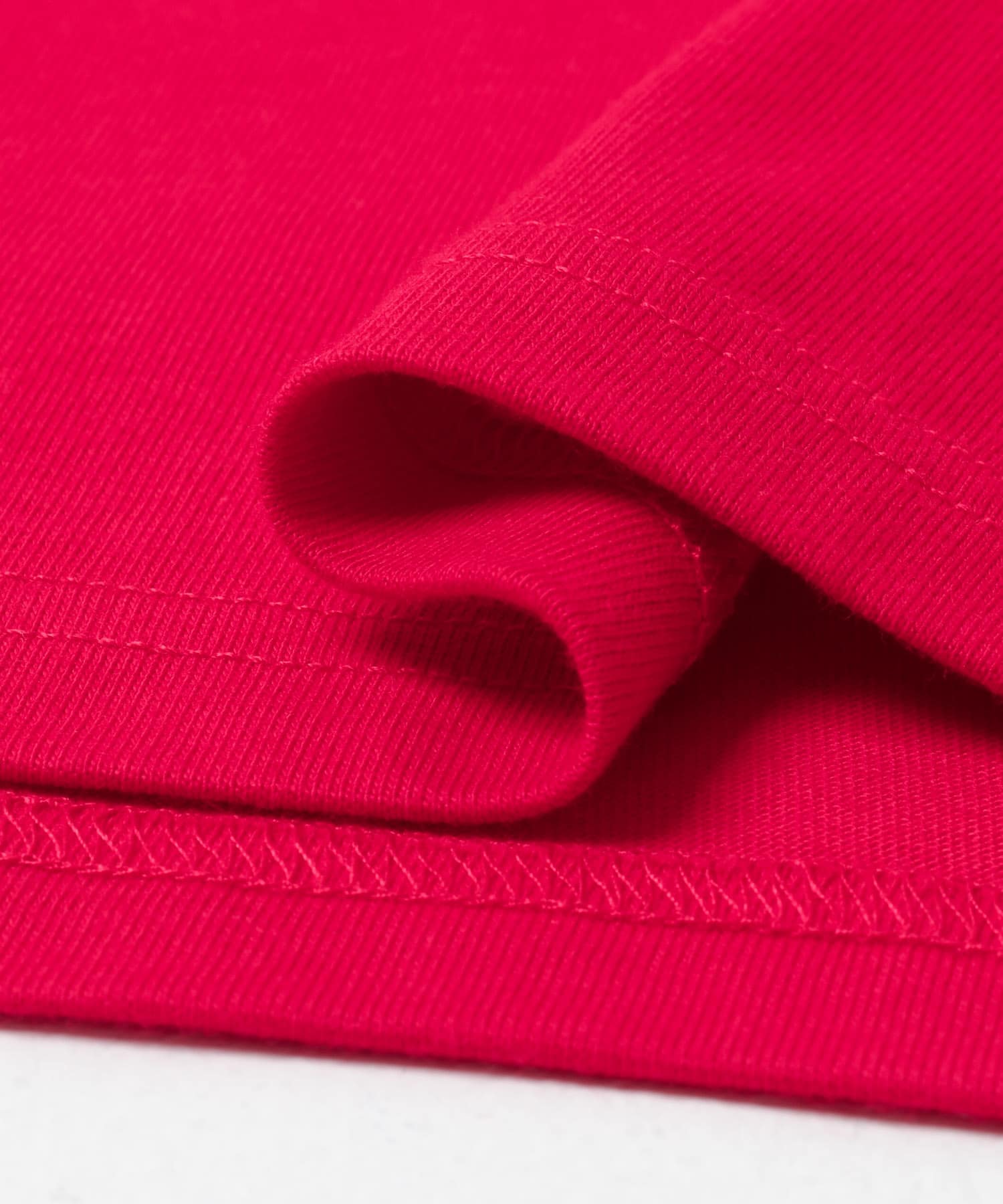 Teya　Flock Letter T-shirts RED S