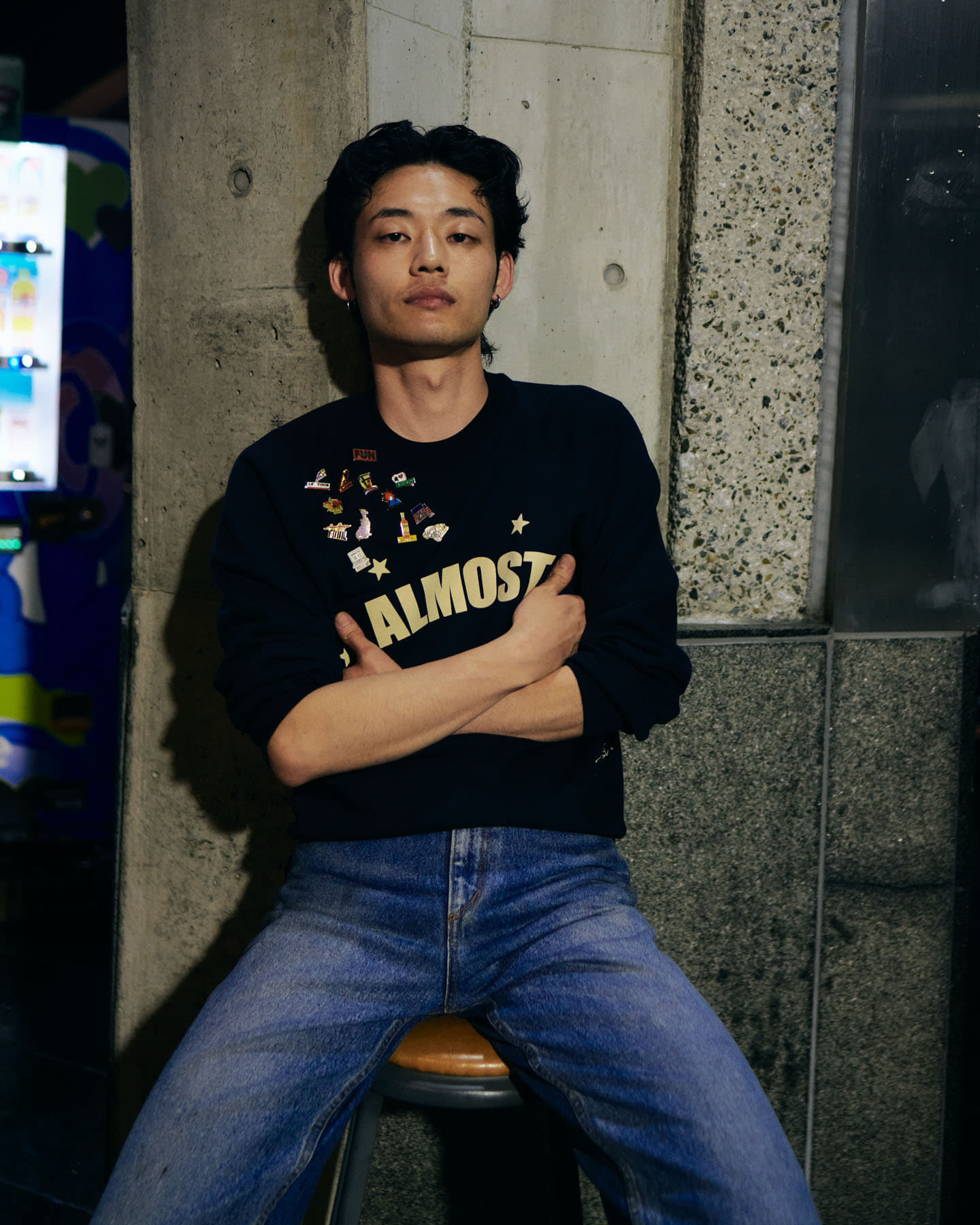 Teya　Almost Sweat NAVY S
