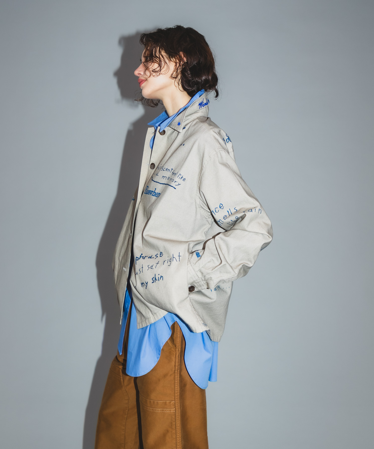 Teya　Whisper Shirts BEIGE FREE