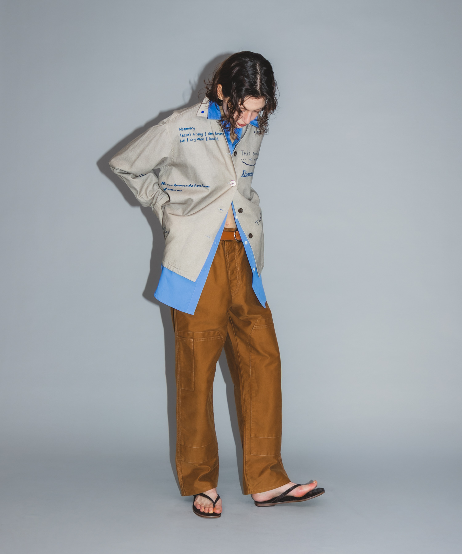 Teya　Whisper Shirts BEIGE FREE