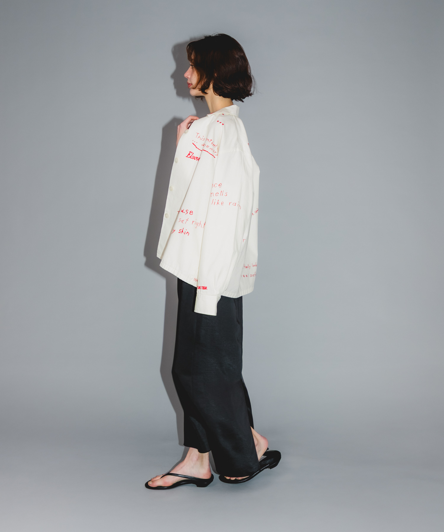 Teya　Whisper Shirts ECRU FREE