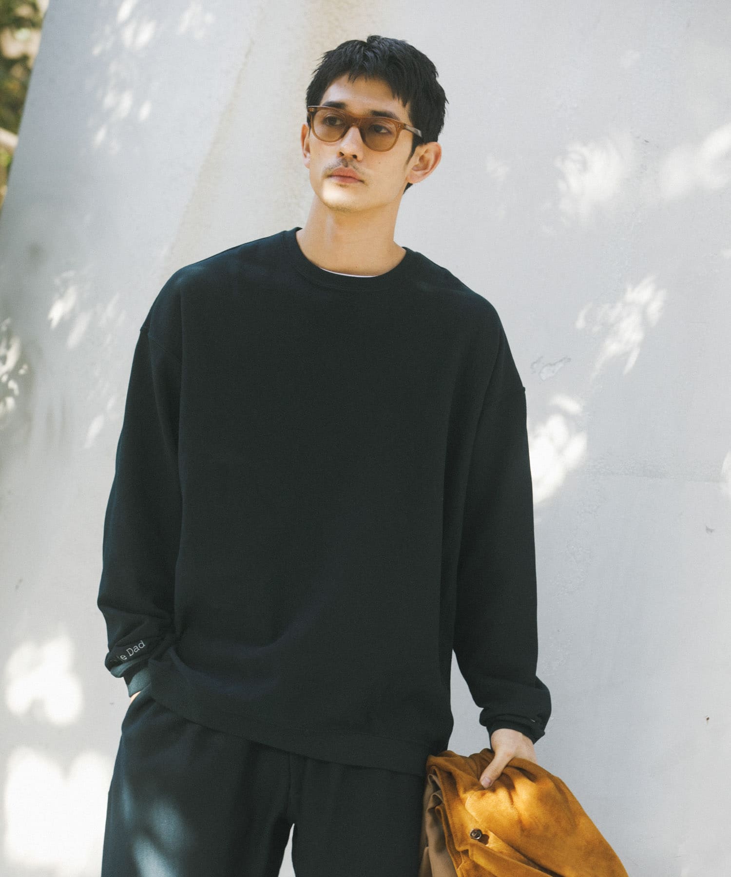別注』Champion×Wide Dad RW DAD SWEAT CREW-NECK(1 NAVY): トップス