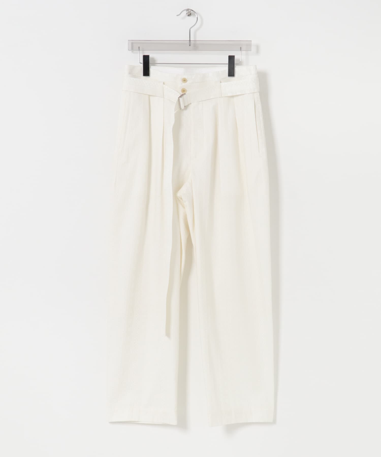 SEEALL　MANCHESTER PANTS WHITE 2