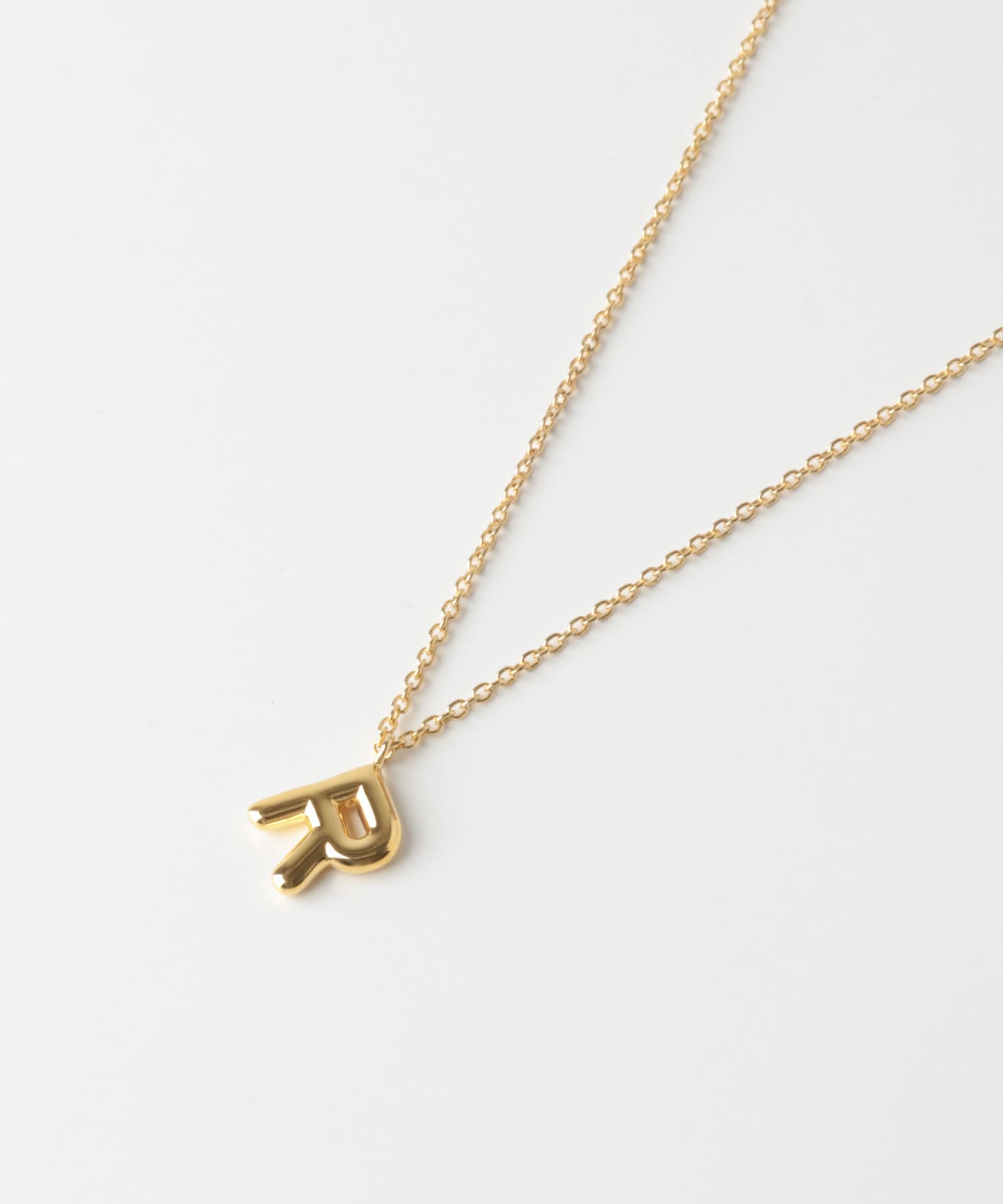 LA SOEUR　チャビーイニシャルネックレス R -