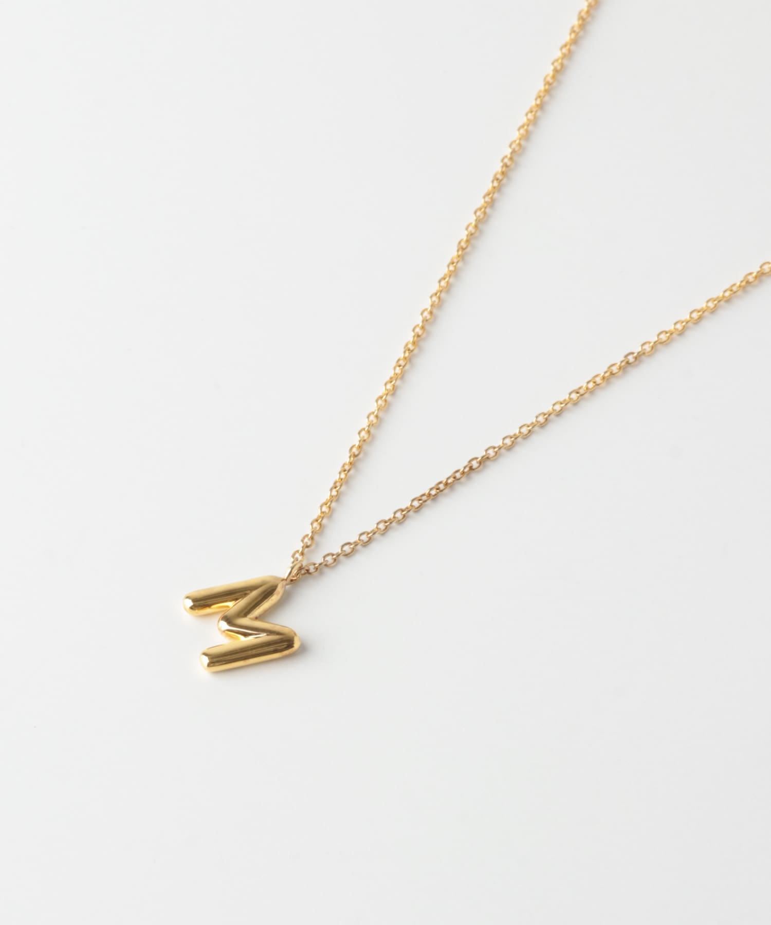 LA SOEUR　チャビーイニシャルネックレス M -