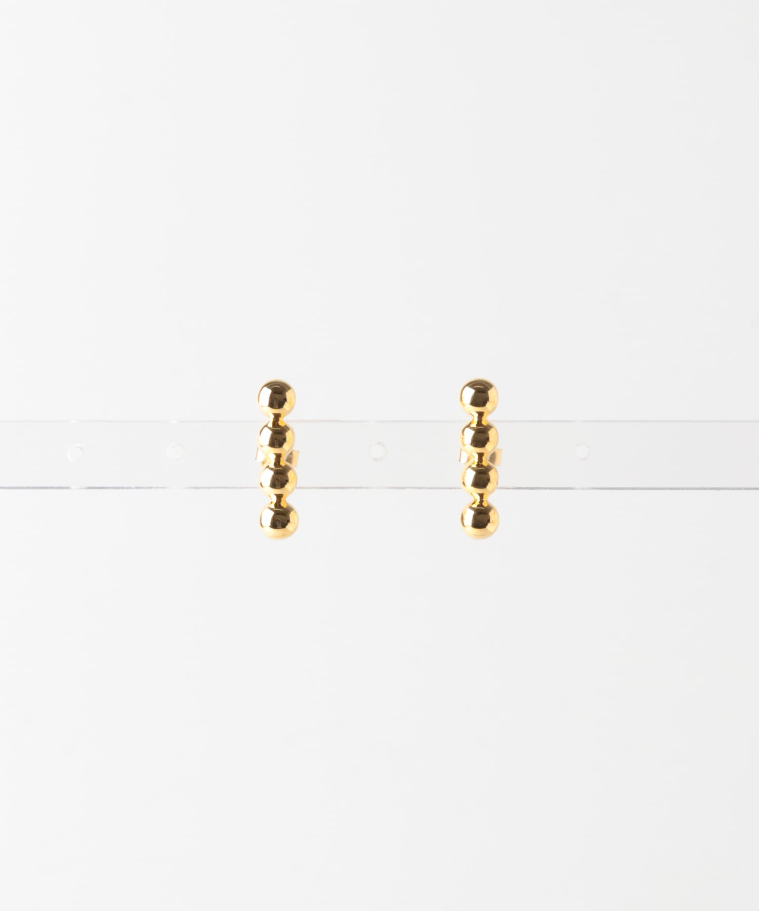 LA SOEUR　4ボールバーピアス GOLD -