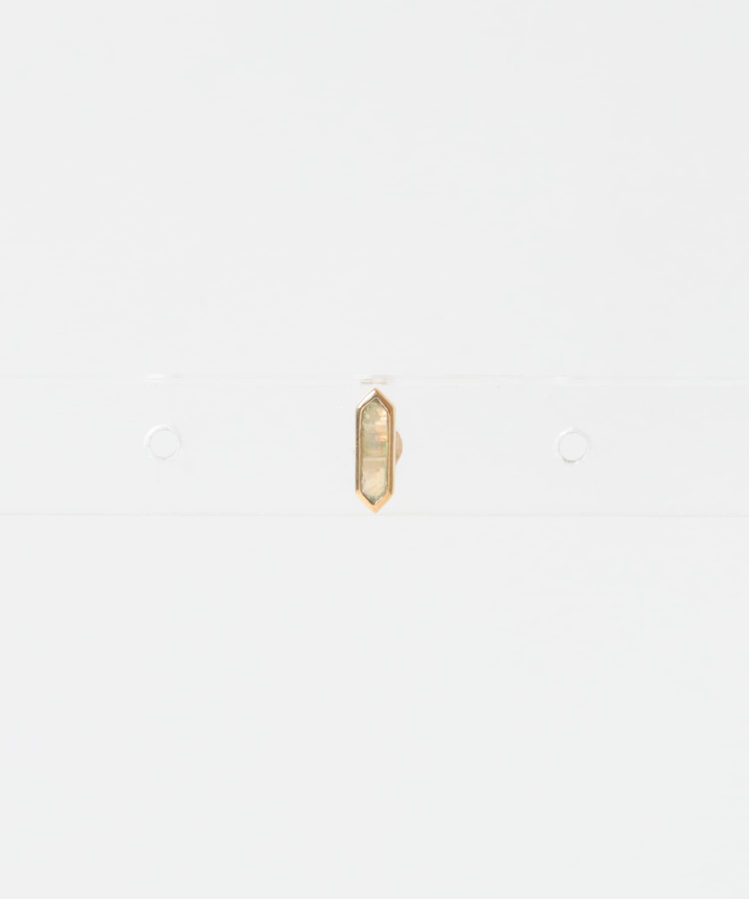 METIER　GEMSTONE HEXA STUDS