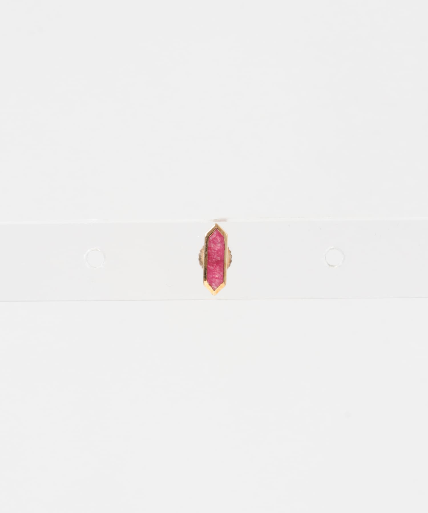 METIER　GEMSTONE HEXA STUDS