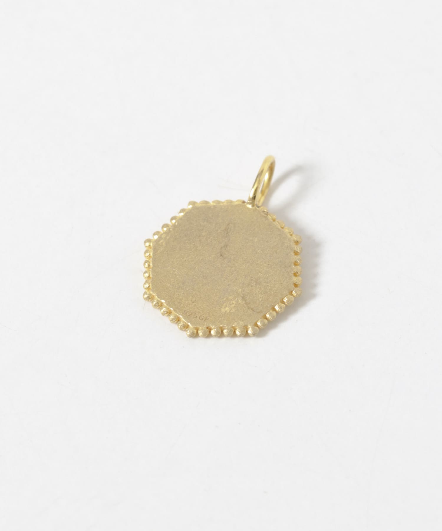 LA SOEUR　イニシャルオクタゴンチャーム t -