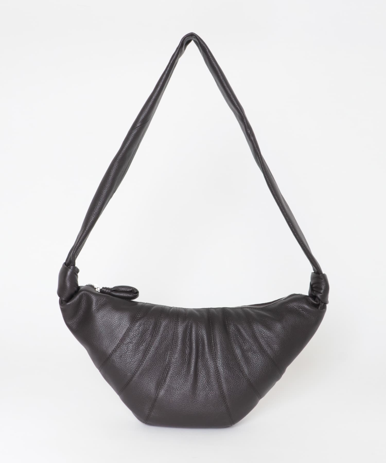 LEMAIRE　MEDIUM CROISSANT BAG CHOCOLATE -0