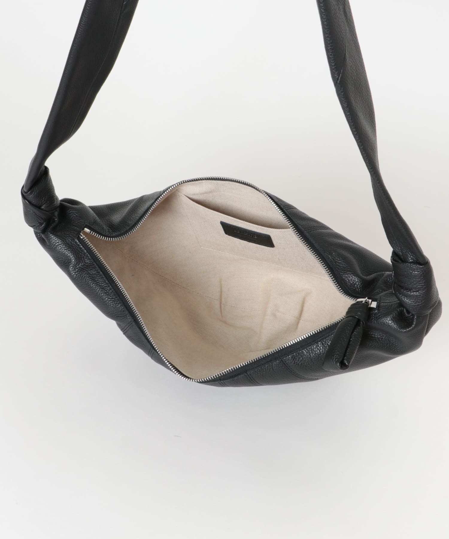 LEMAIRE　MEDIUM CROISSANT BAG BLACK -0