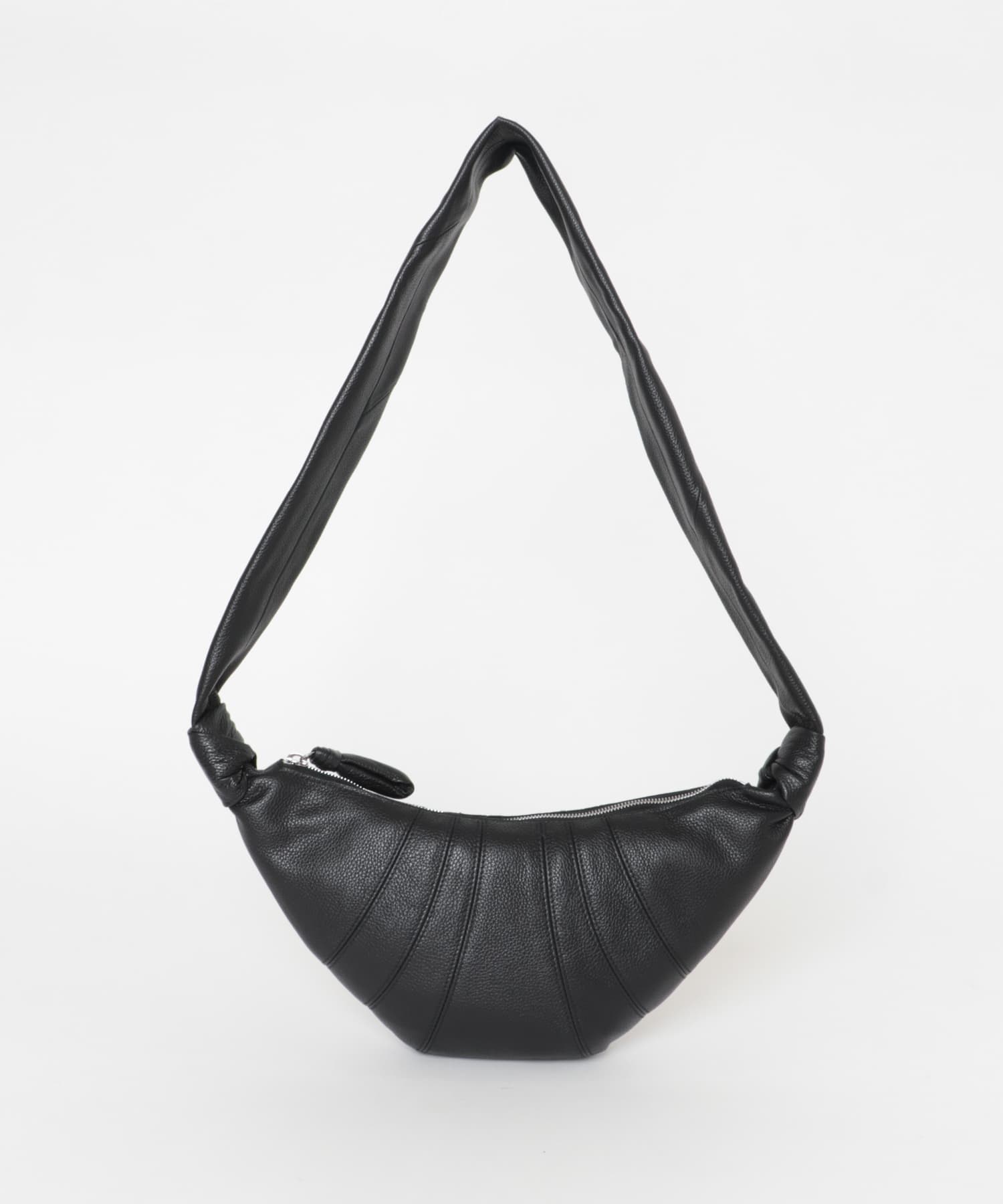 LEMAIRE　SMALL CROISSANT BAG BLACK -0