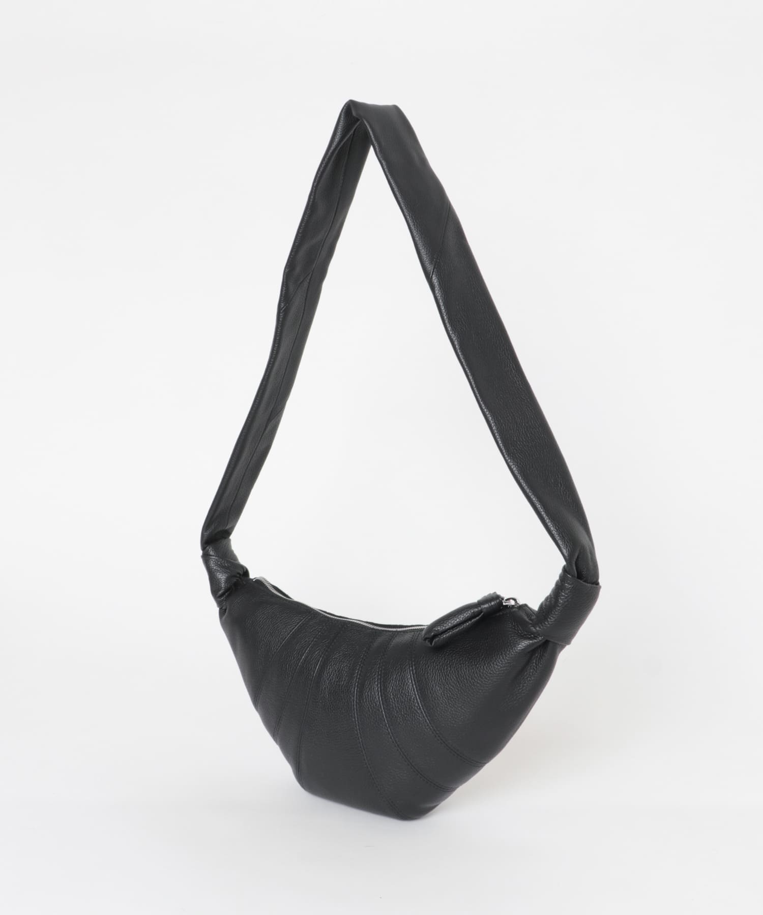 LEMAIRE　SMALL CROISSANT BAG BLACK -0